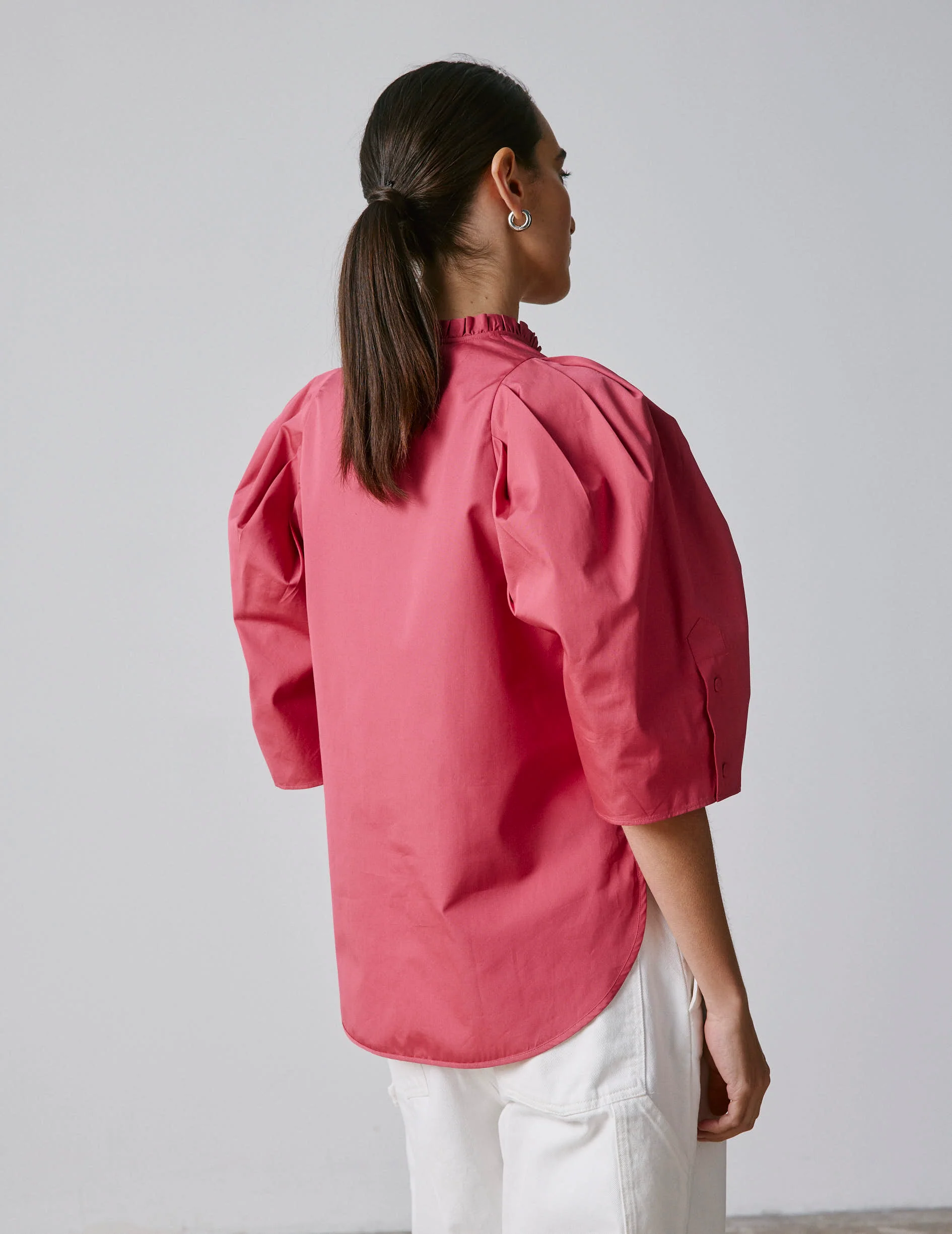 Blouse Nicolle corail - Image 2