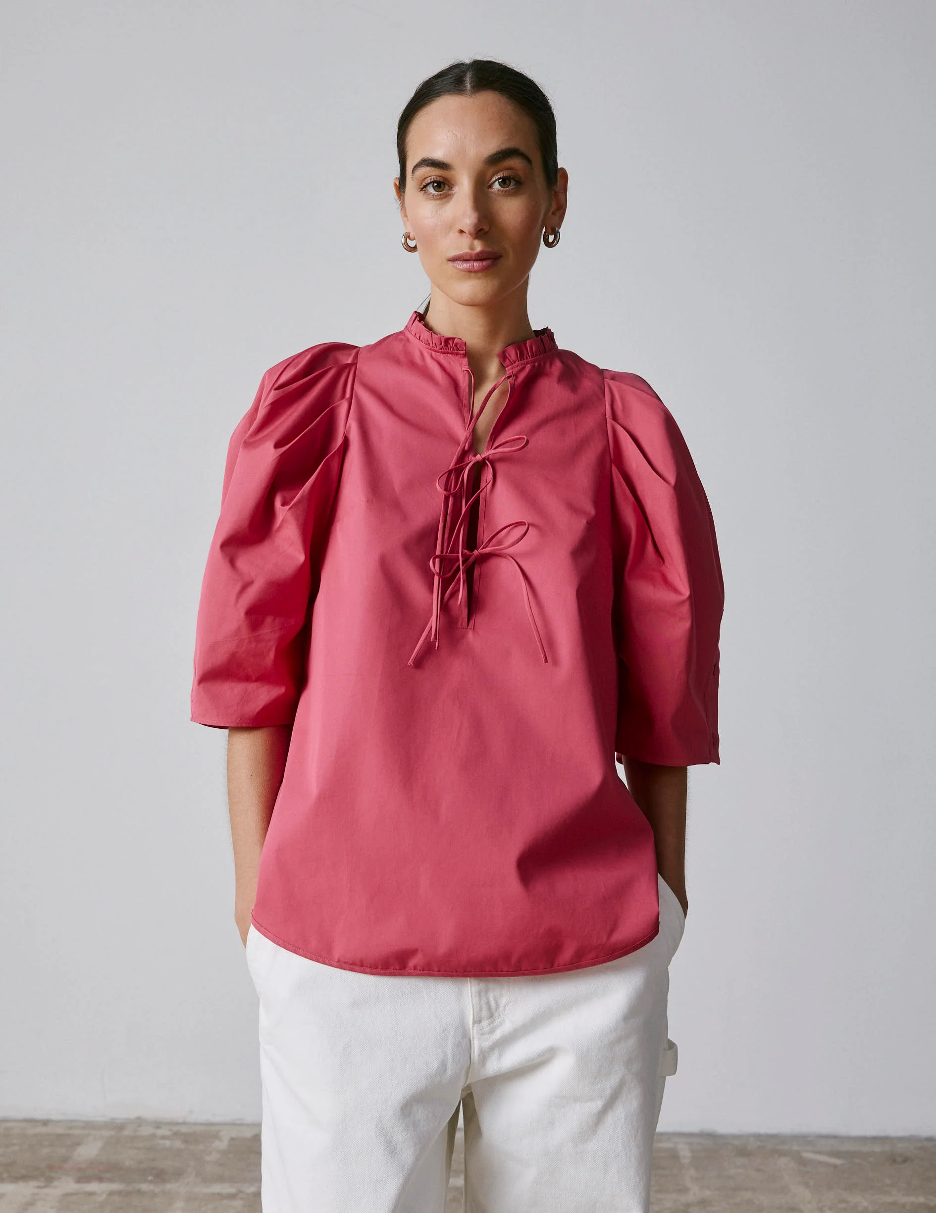 Blouse Nicolle corail - Image 4