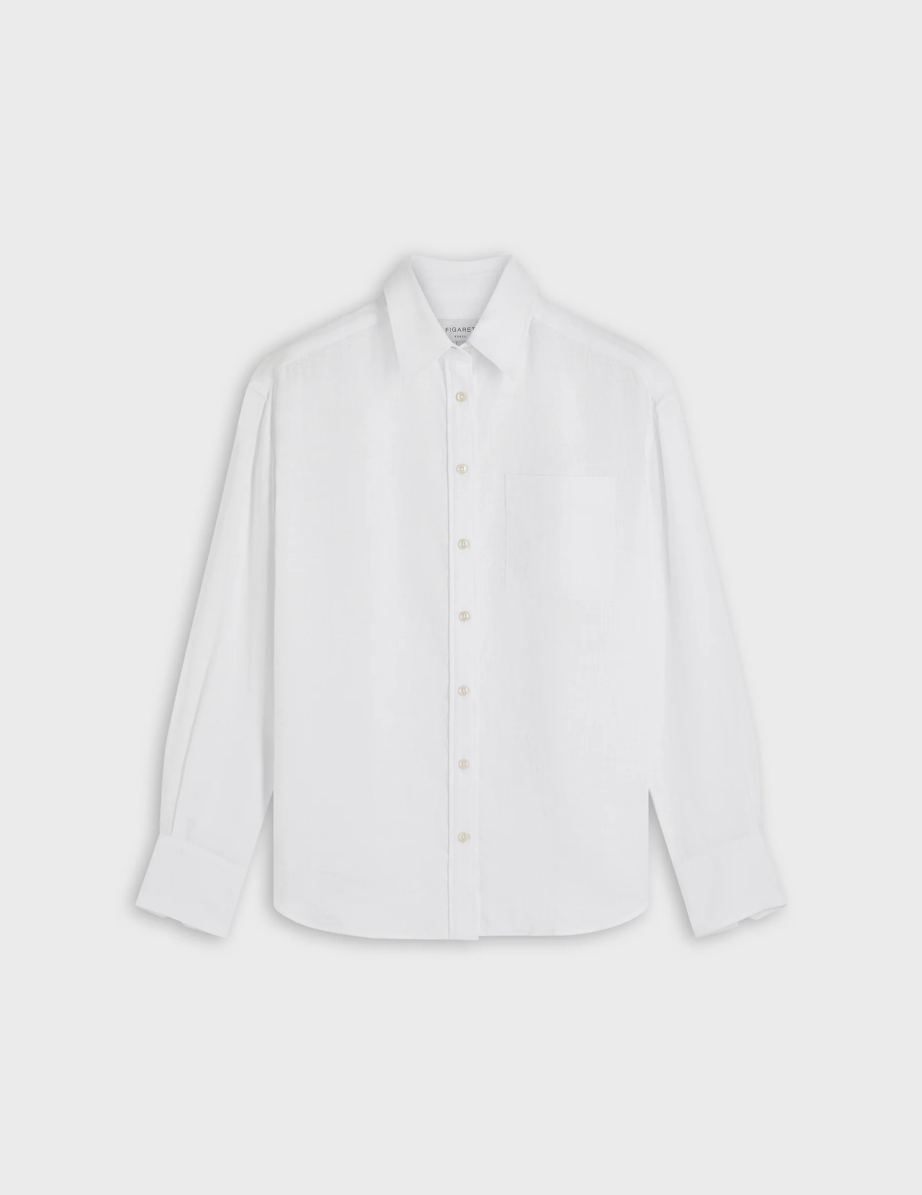 Chemise Charlotte en lin blanche - Image 6