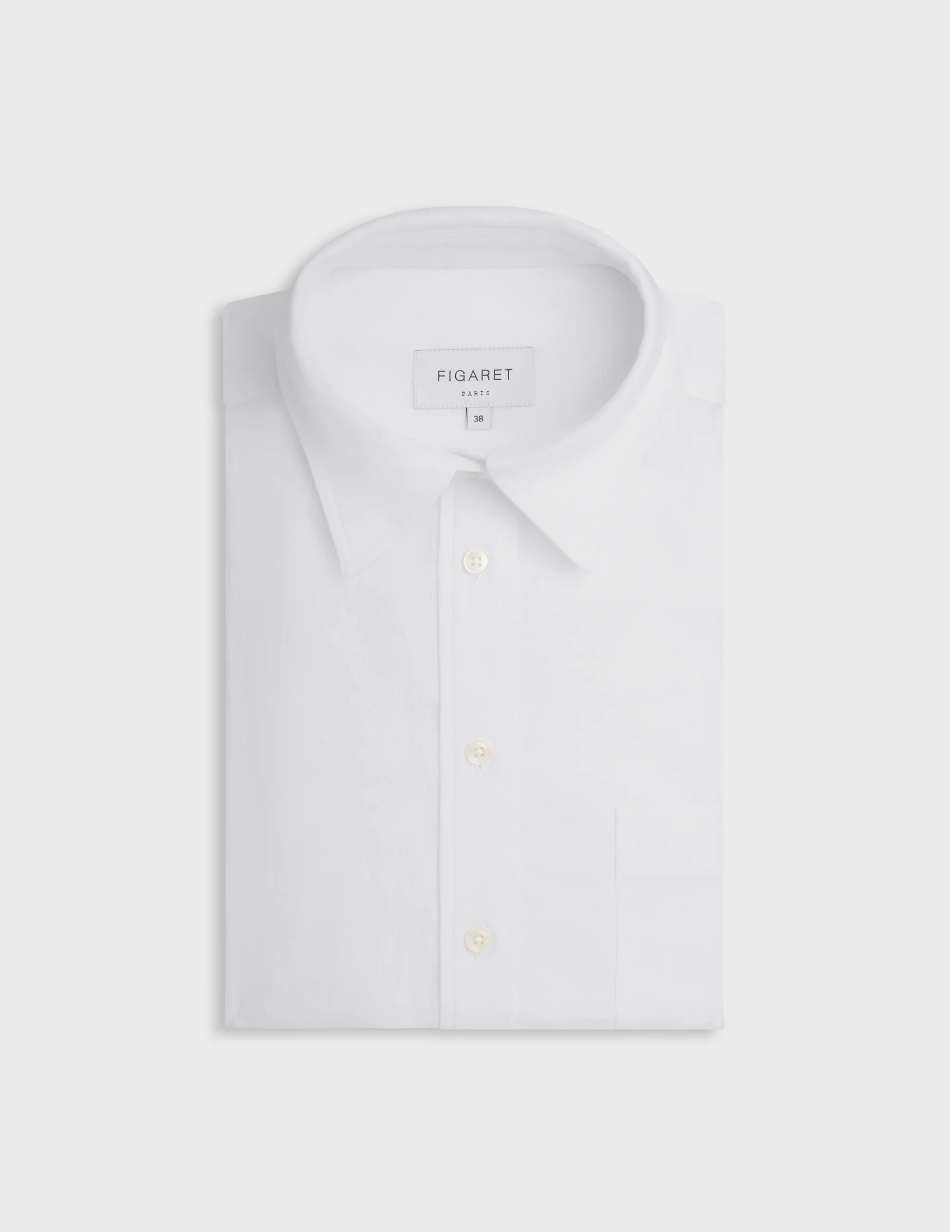 Chemise Charlotte en lin blanche - Image 8