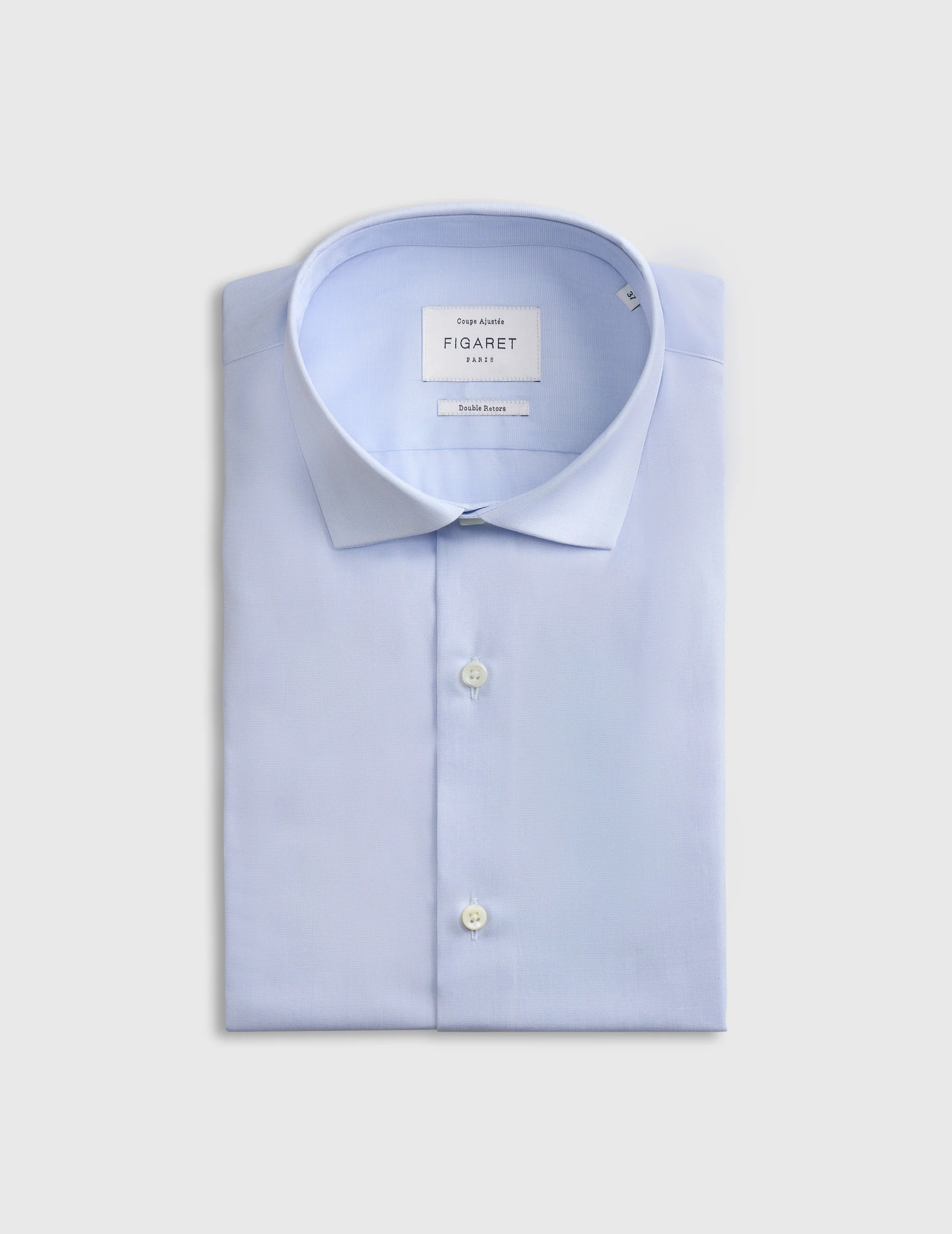Chemise Ajustée bleue