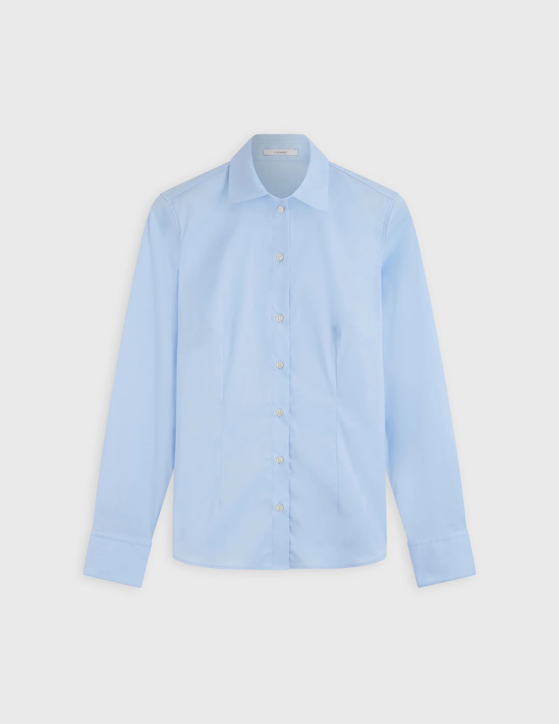 Chemise Anais stretch bleue - Image 4