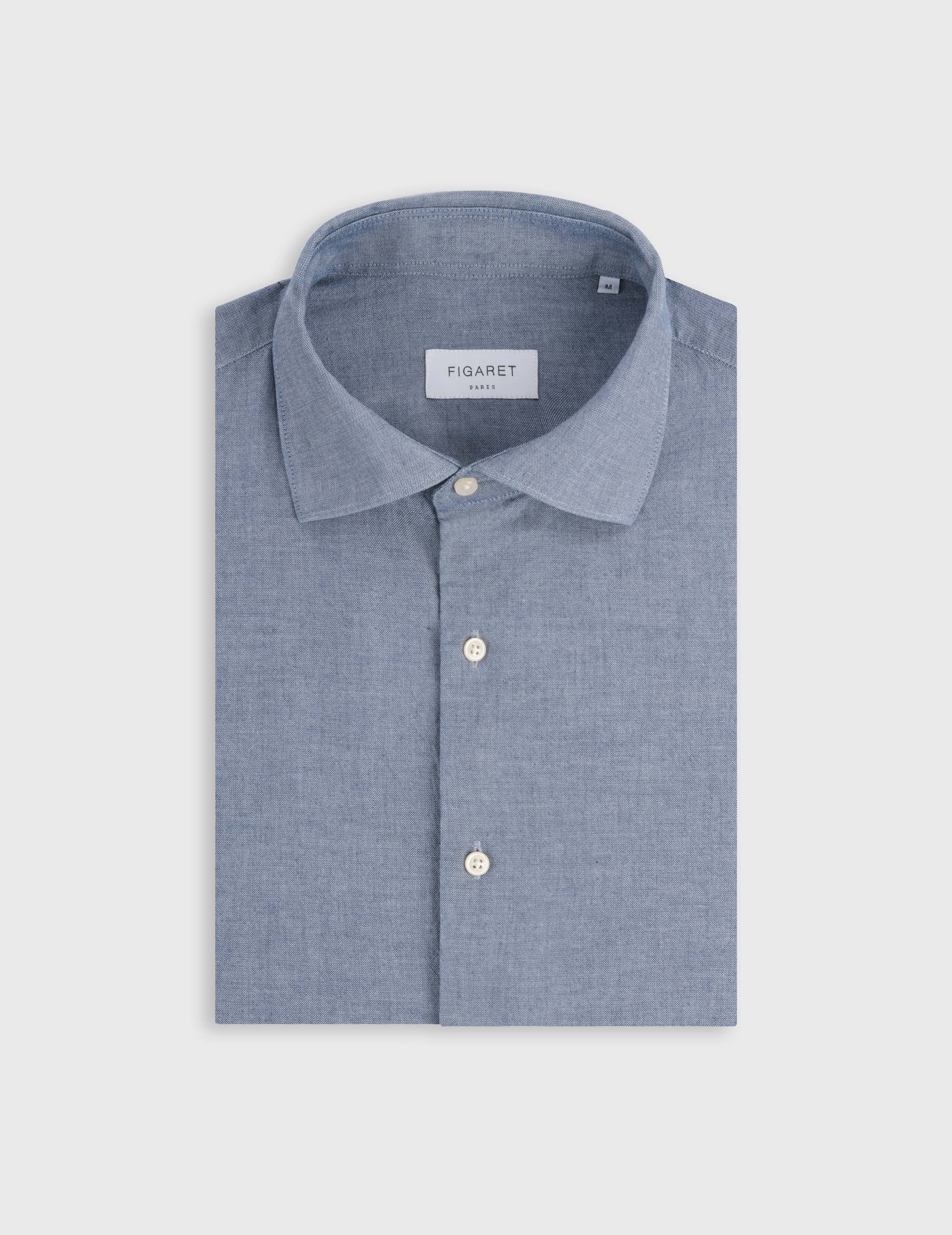 Chemise Aristote en denim bleu - Image 4
