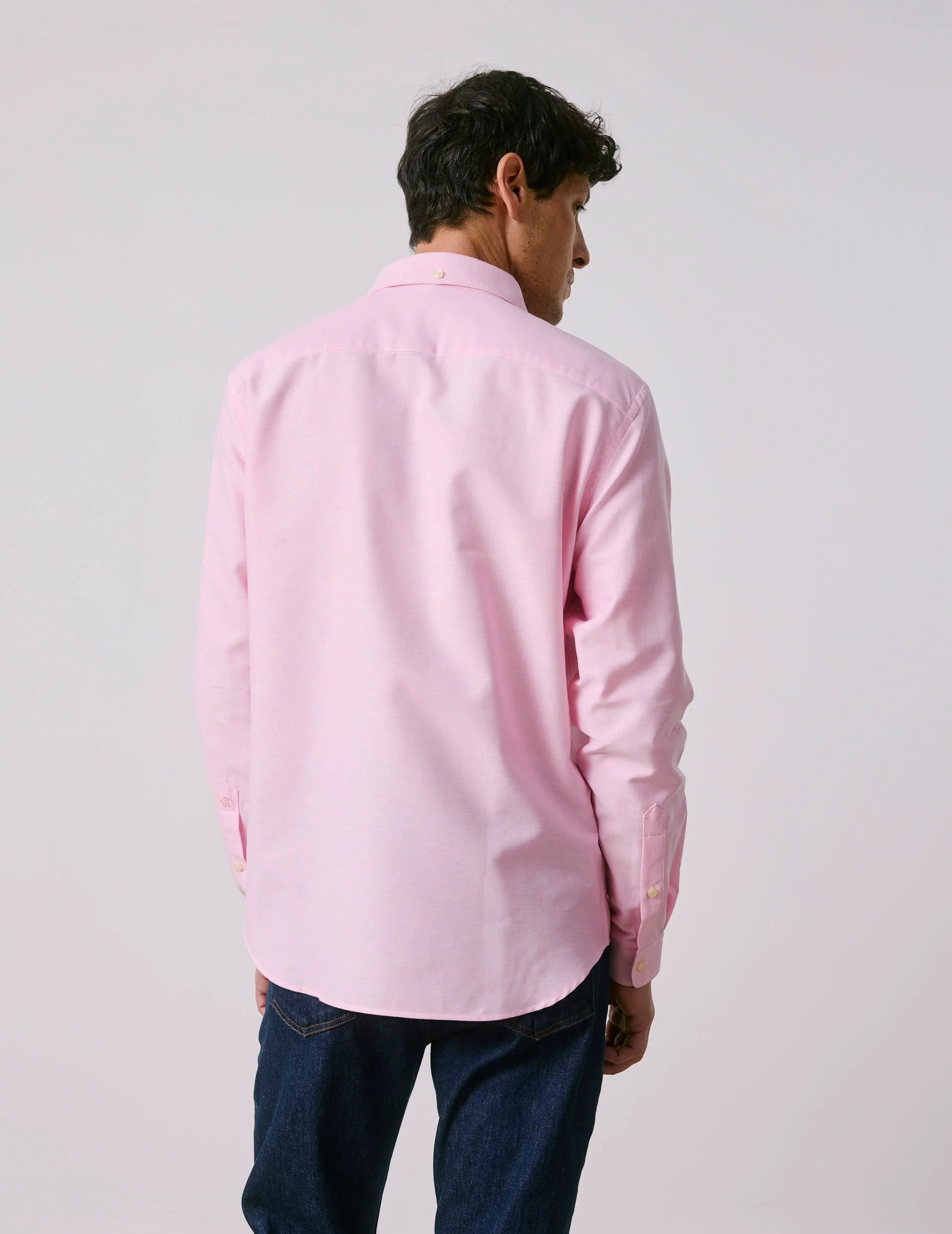 Chemise Aristote rose clair - Image 2