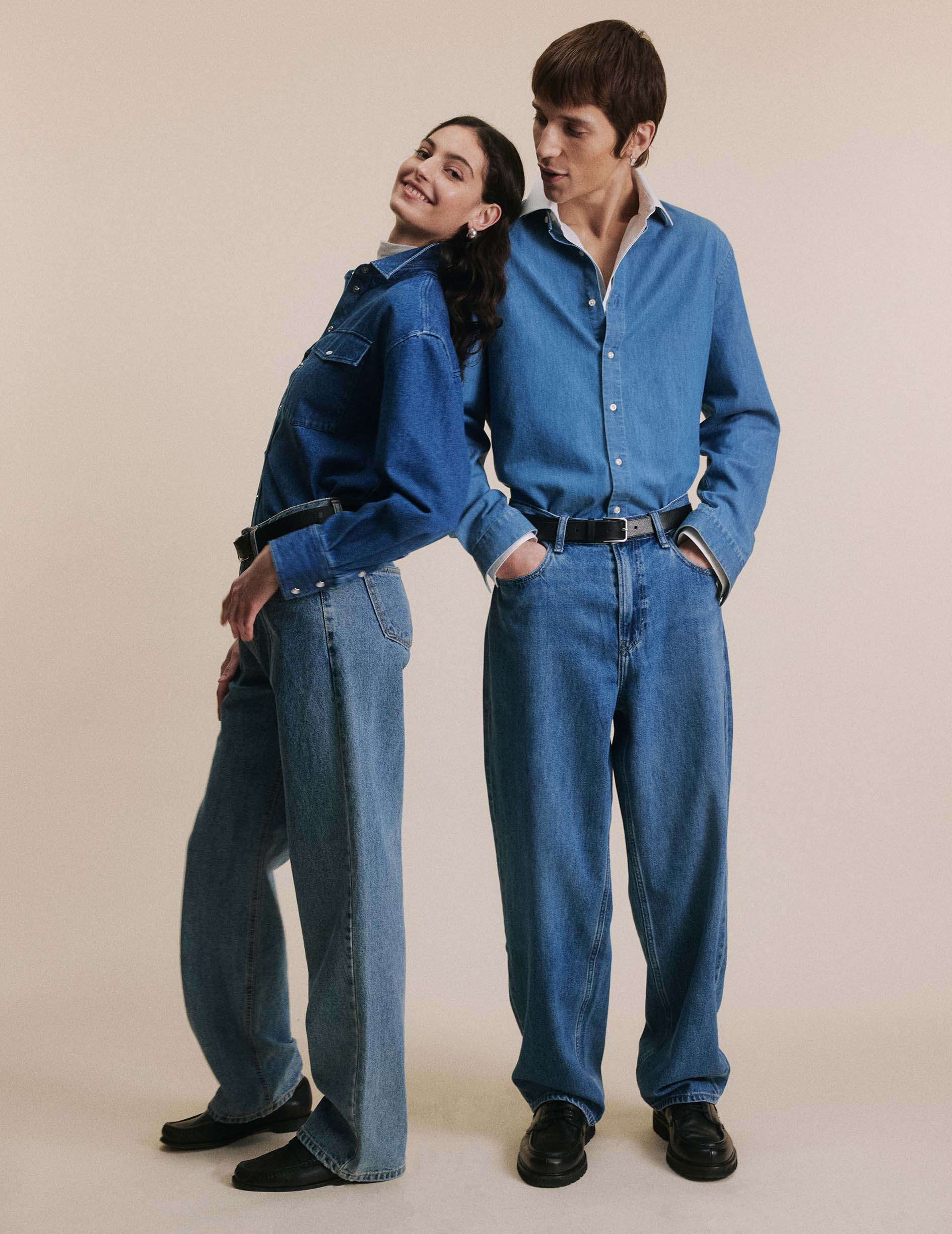 Chemise Auguste en denim bleu - Image 4