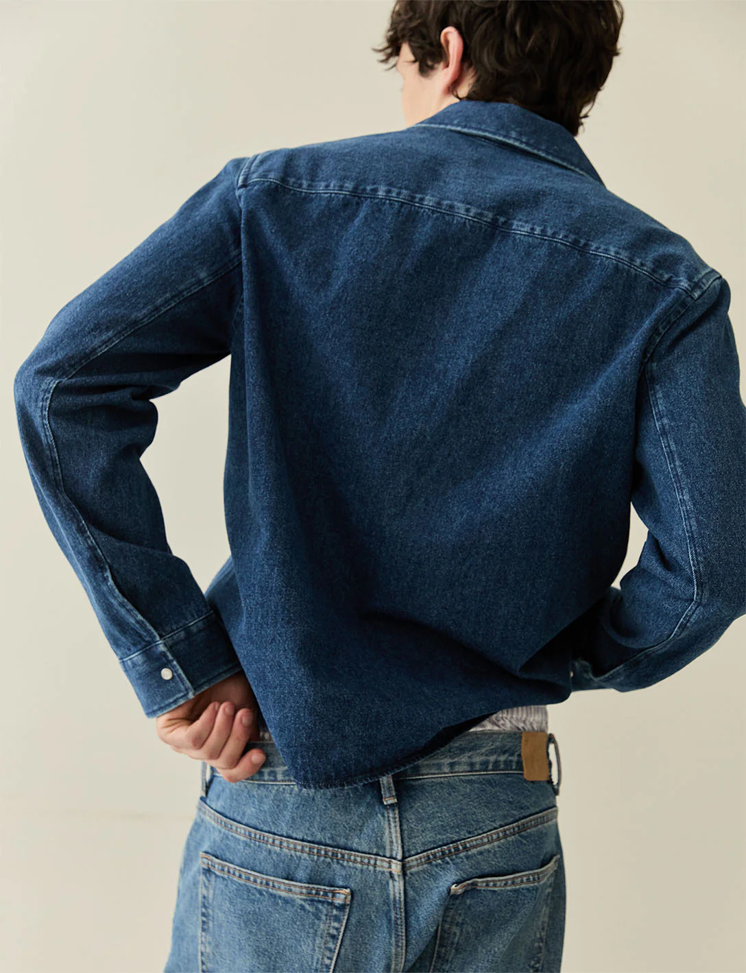 Chemise Auguste en denim bleu - Image 5