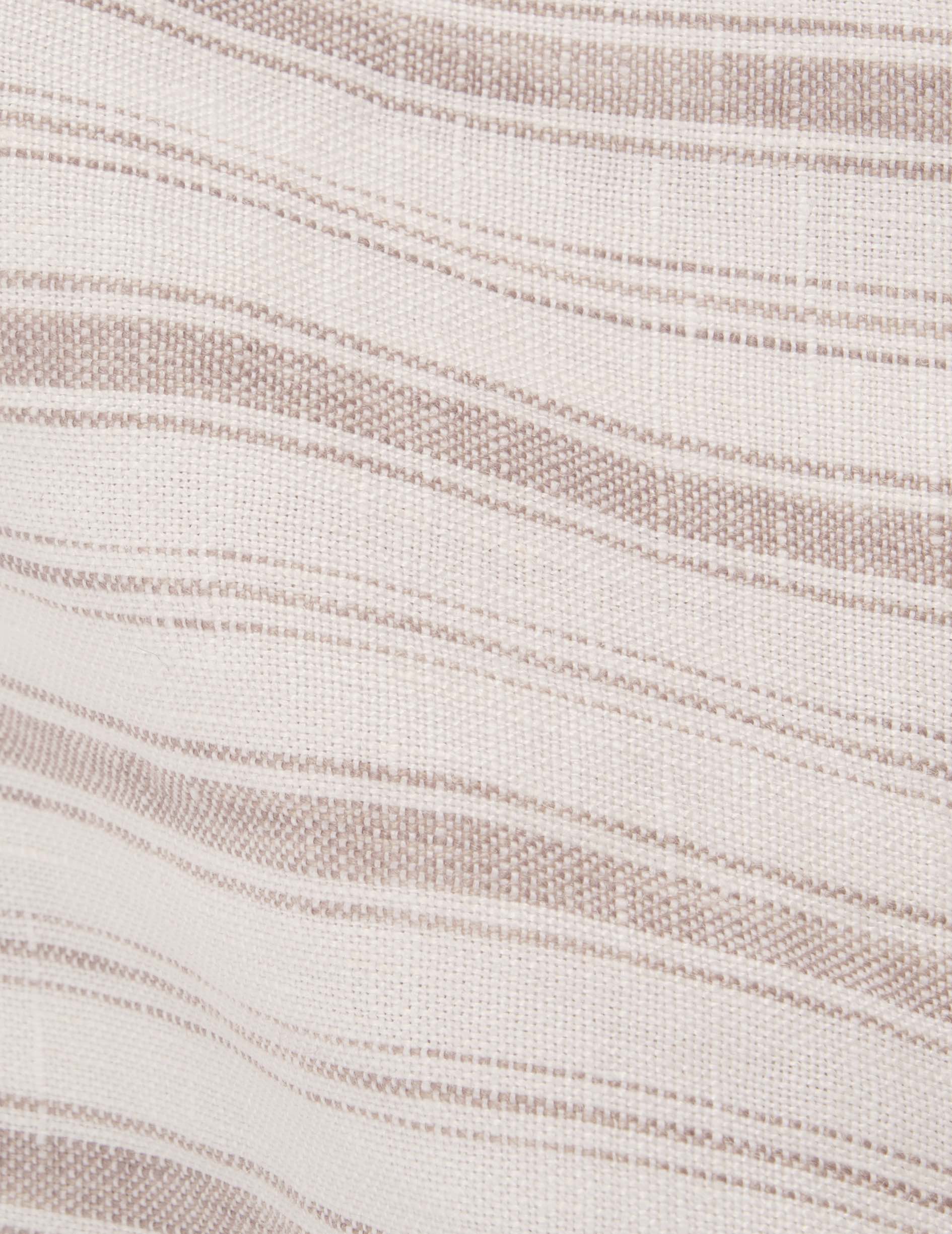 Chemise Auguste en lin rayé beige - Image 6