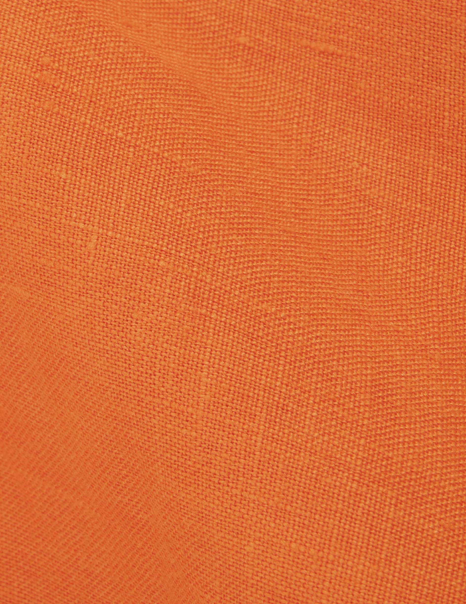 Chemise Auguste en lin orange - Image 5