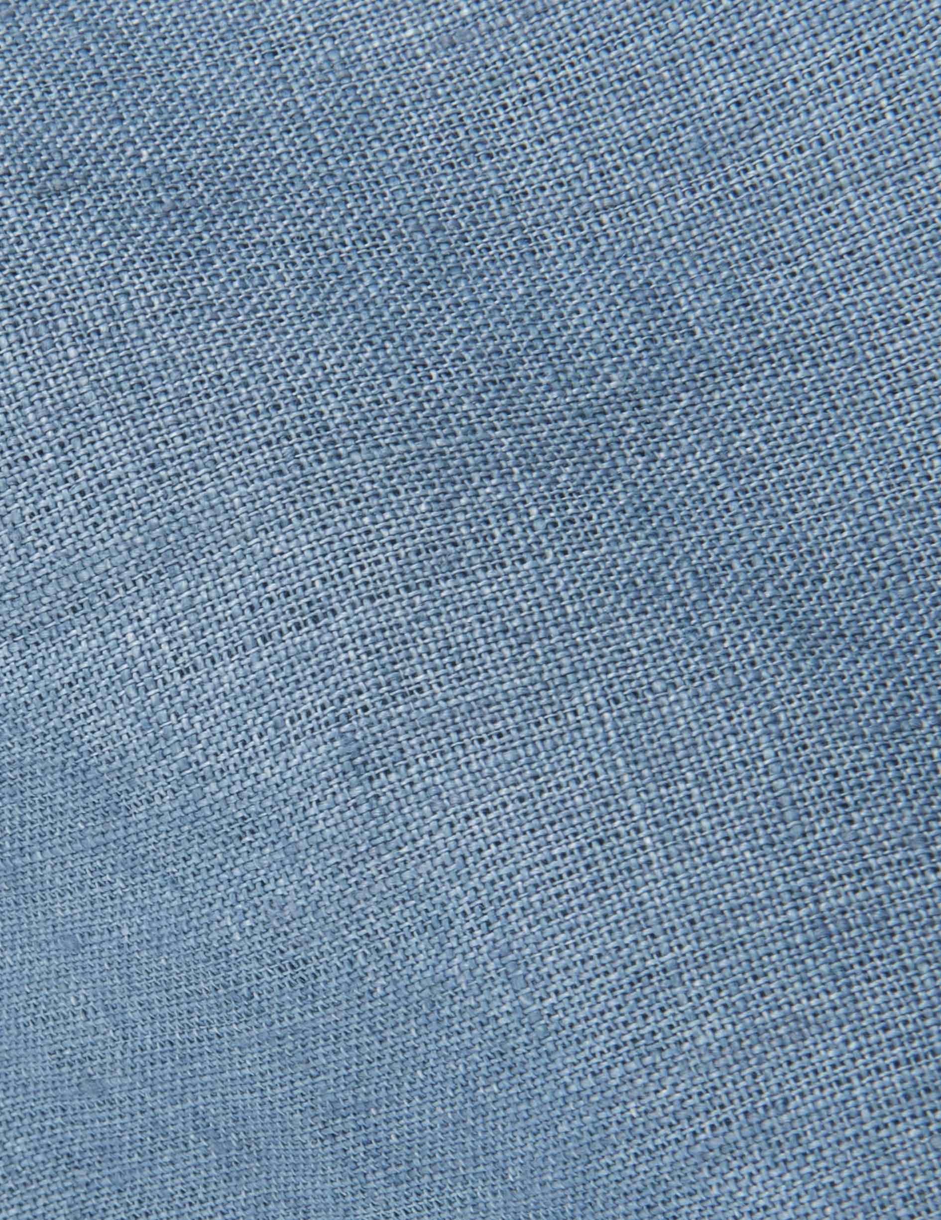Chemise Auguste en lin bleu - Image 5