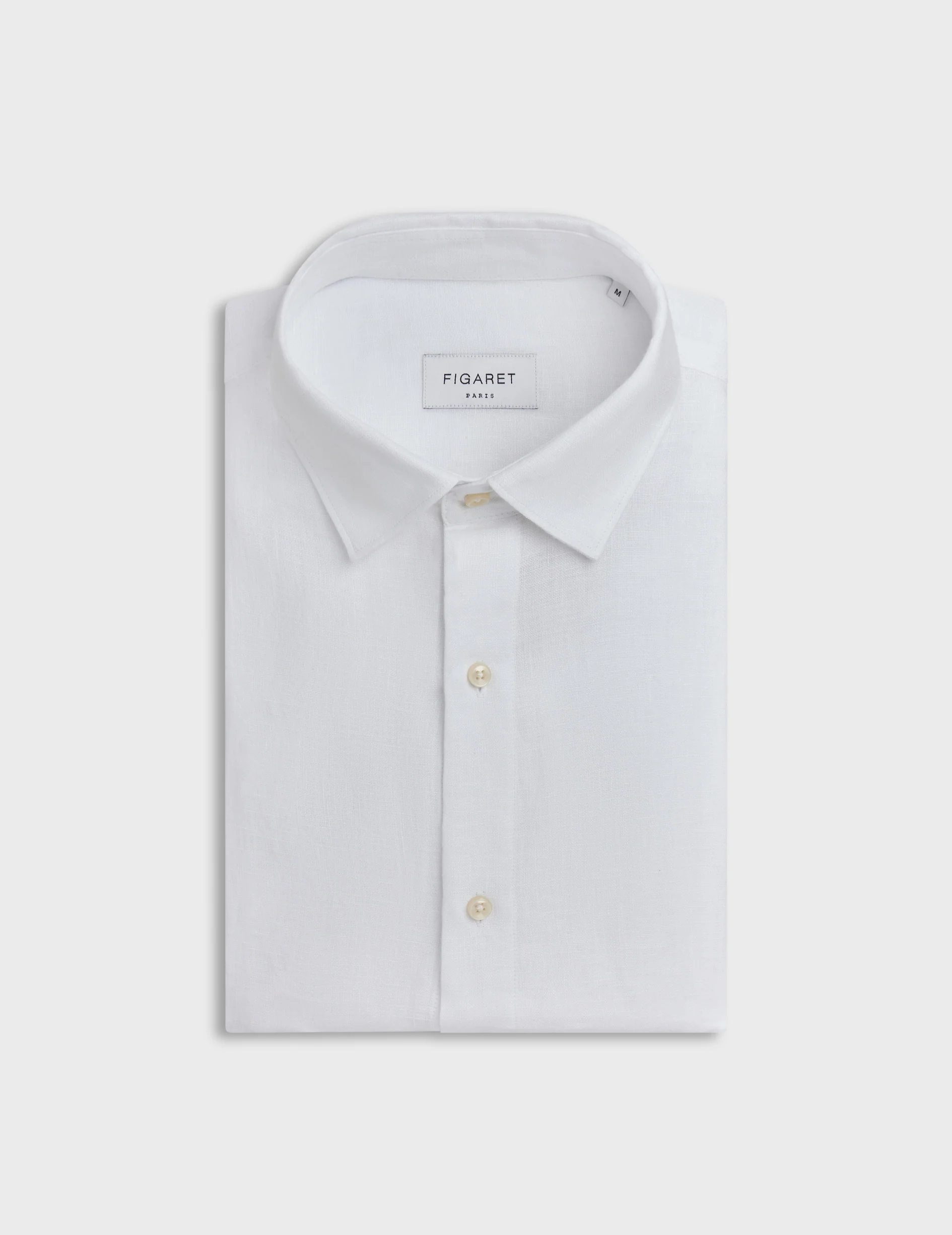 Chemise Auguste en lin blanche - Image 4