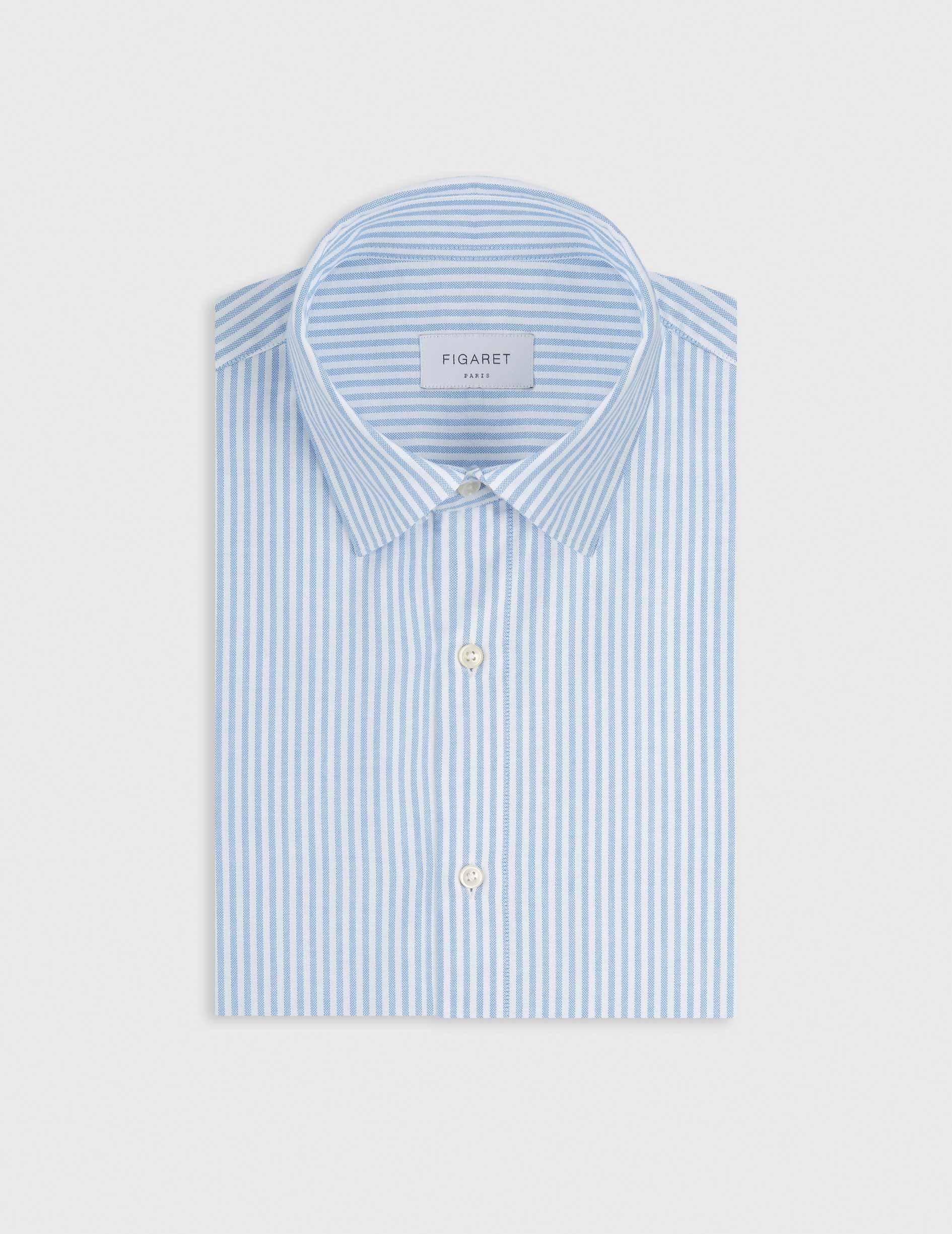 Chemise Auguste rayée bleue - Image 3