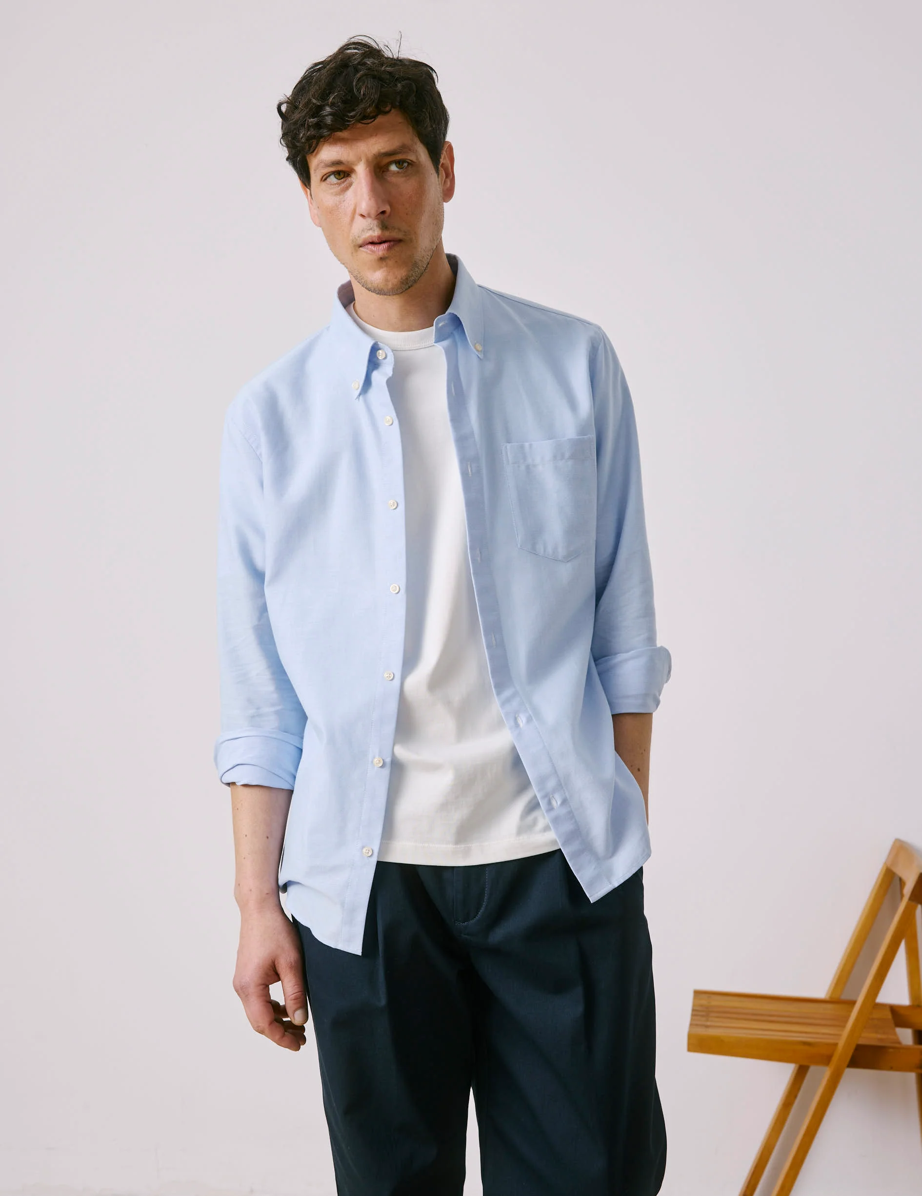 Chemise Aurélien bleue