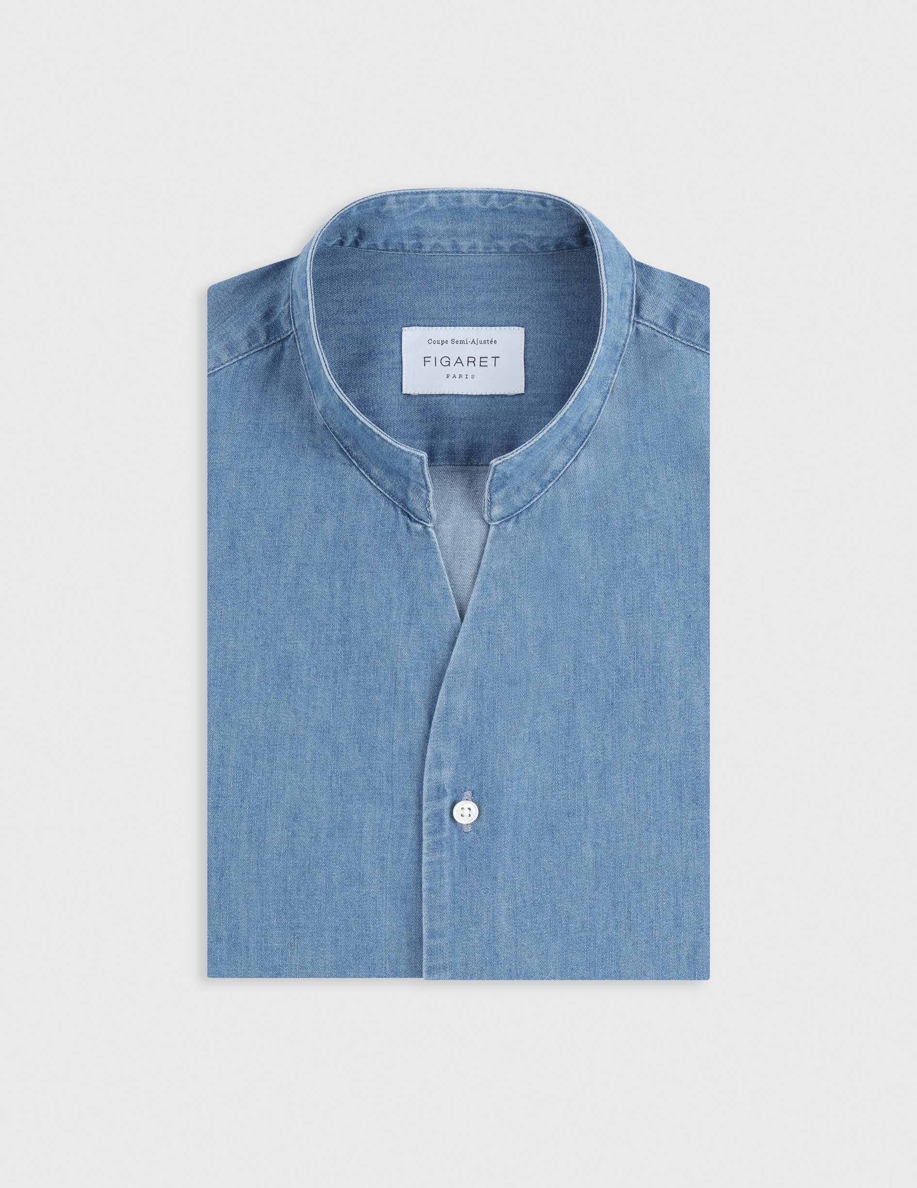 Chemise Carl en denim bleu - Image 5