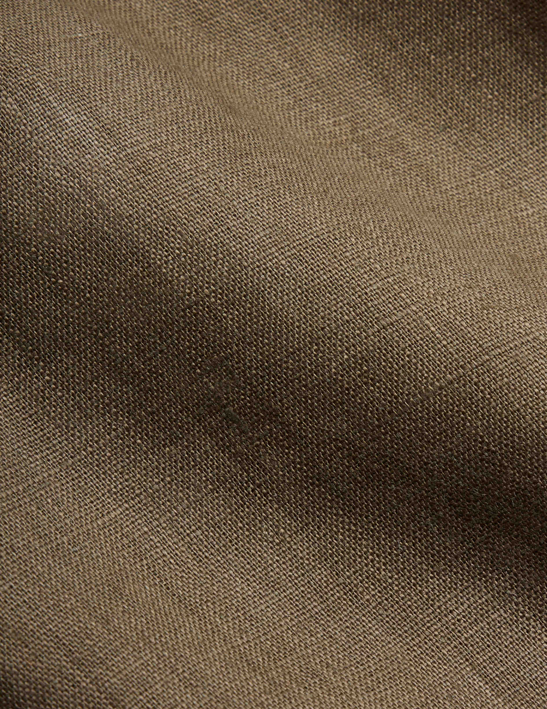 Chemise Carl en lin kaki - Image 2