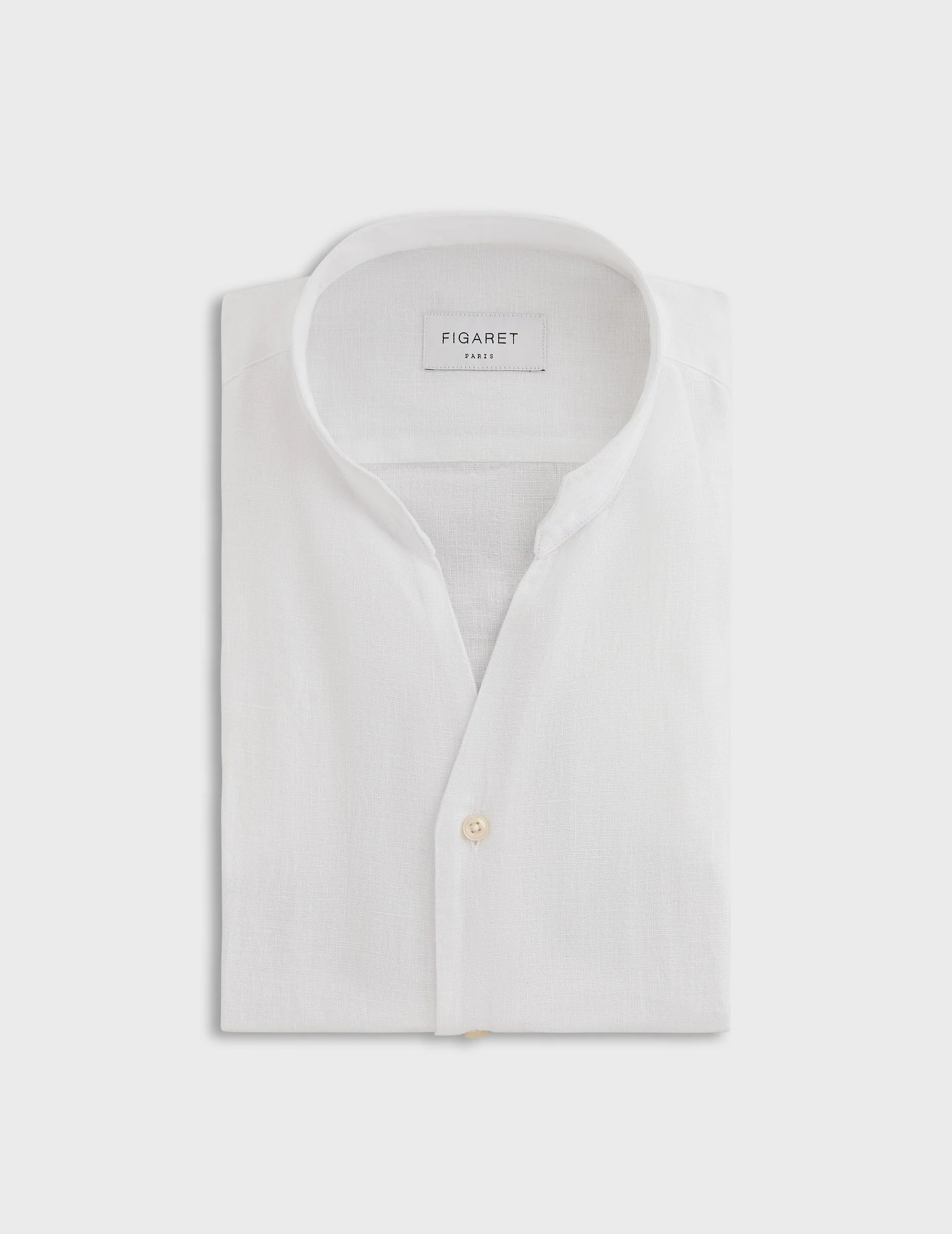 Chemise Carl en lin blanc - Image 3