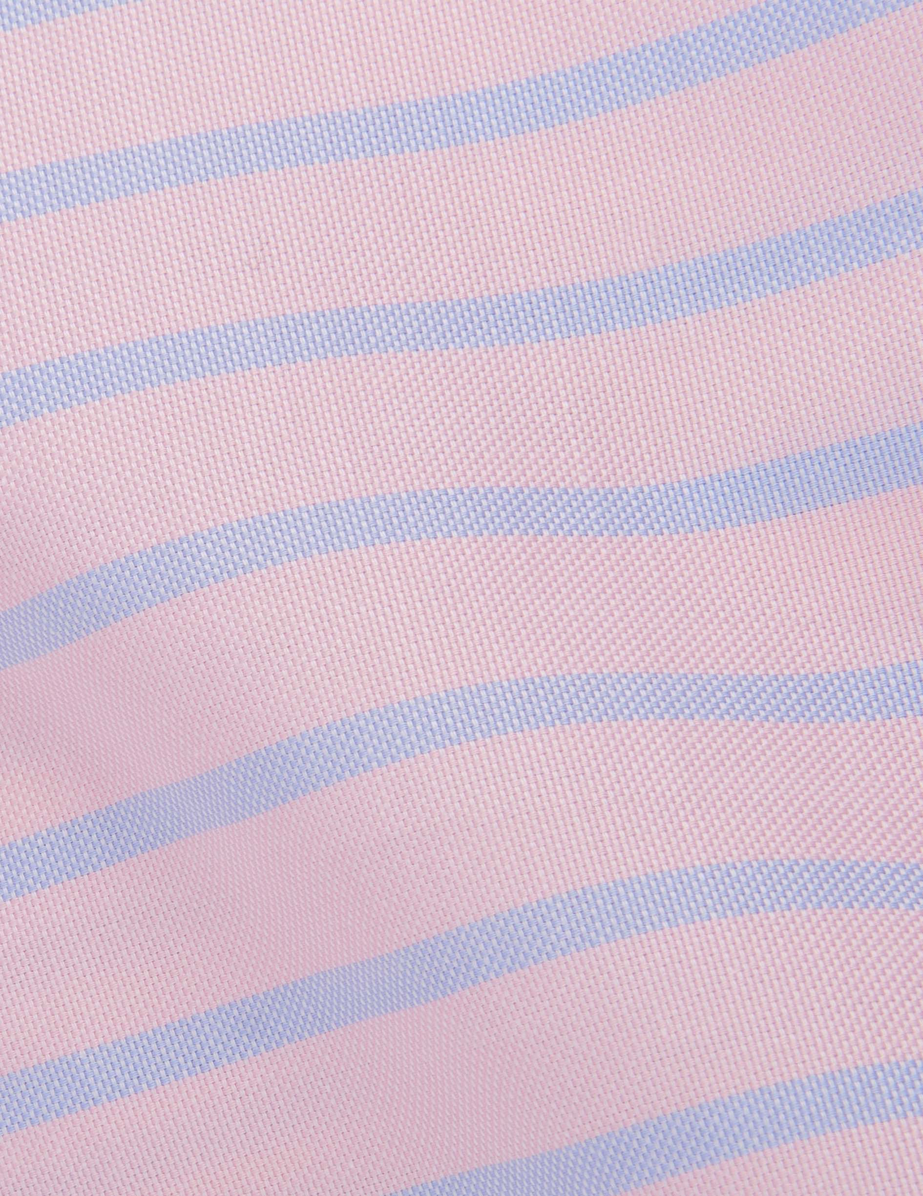 Chemise Carl rayée rose - Image 4