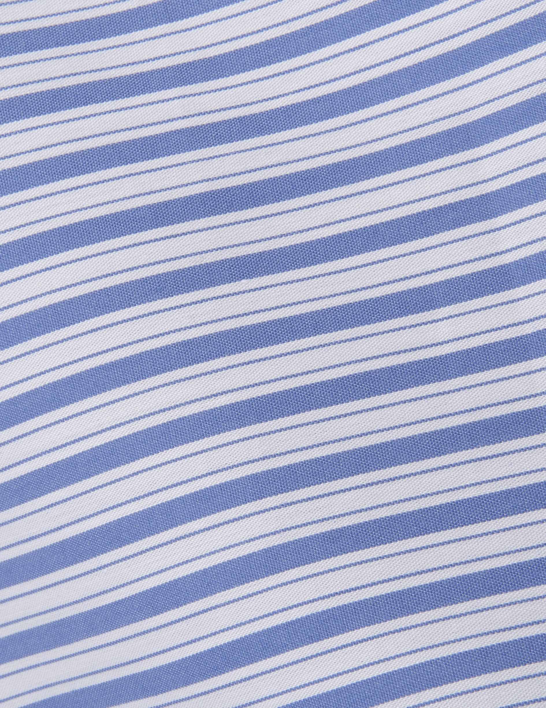 Chemise Carl rayée bleue - Image 5