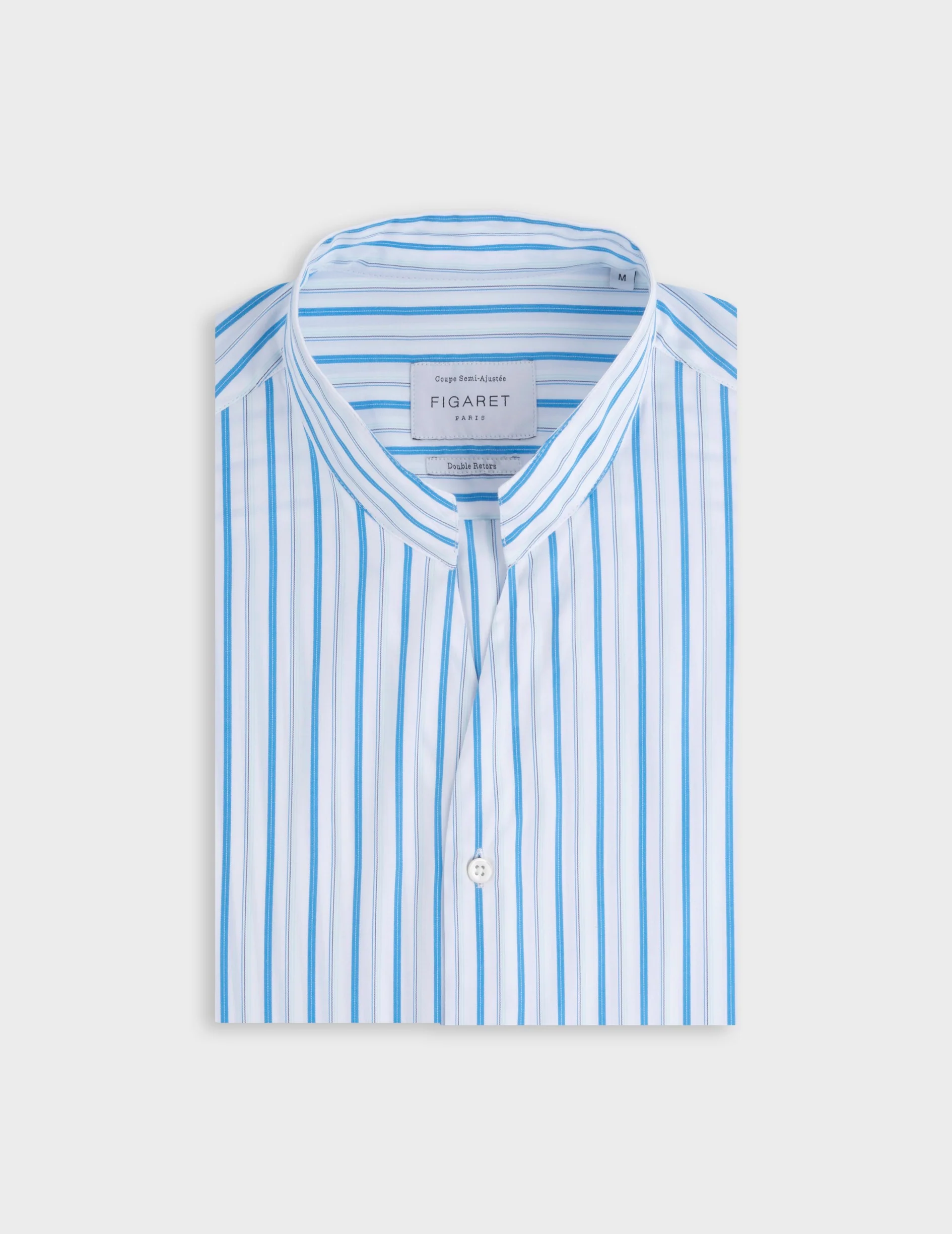 Chemise Carl rayée bleue - Image 4