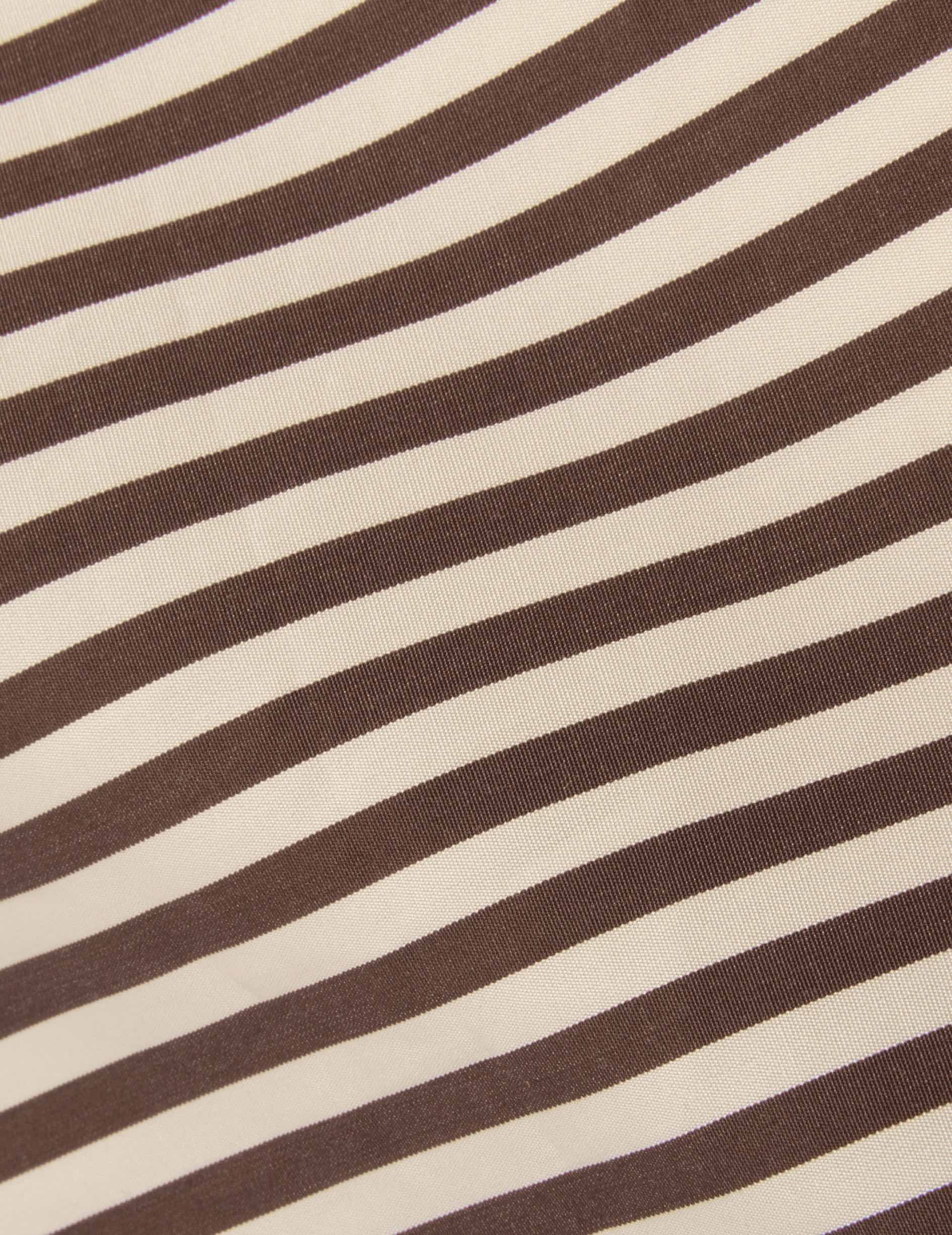 Chemise Carl rayée marron - Image 5