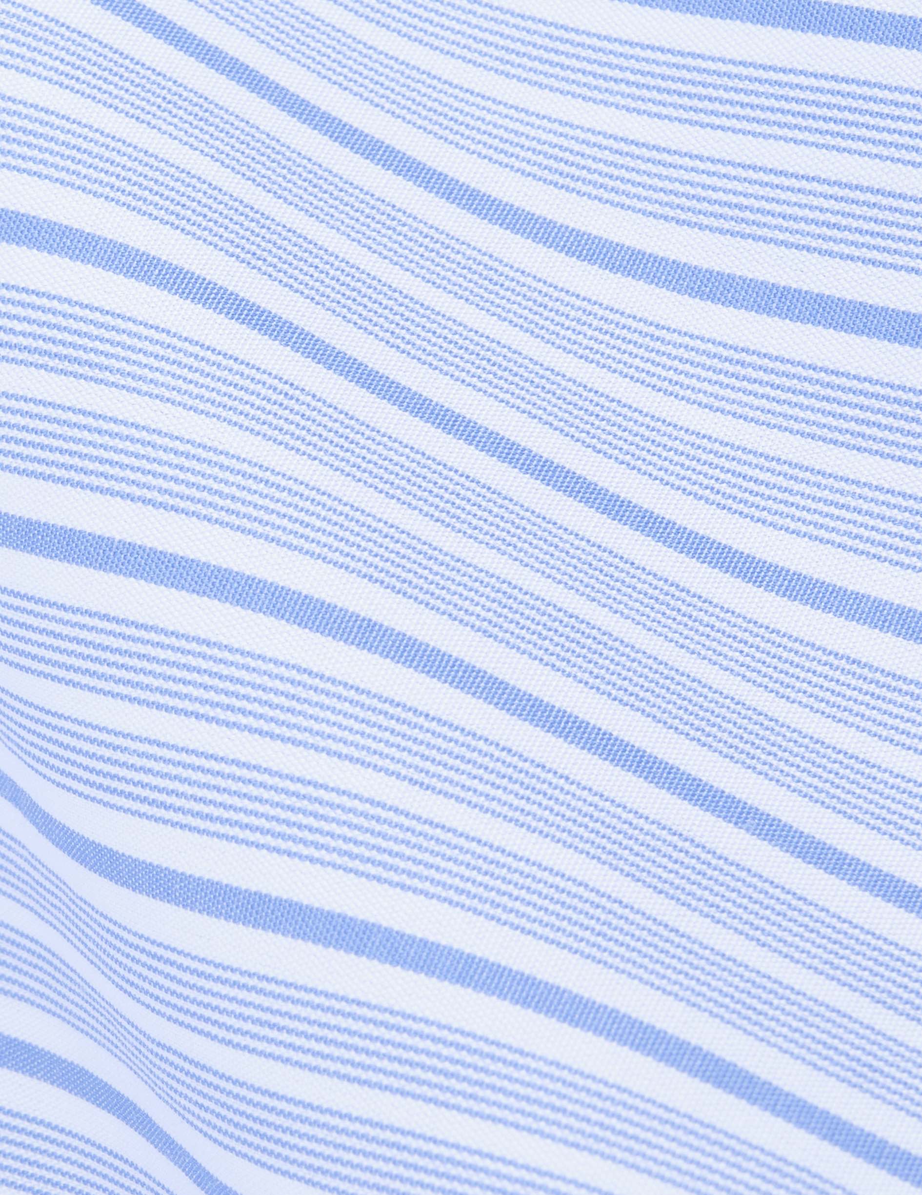 Chemise ajustée rayée bleue - Image 2