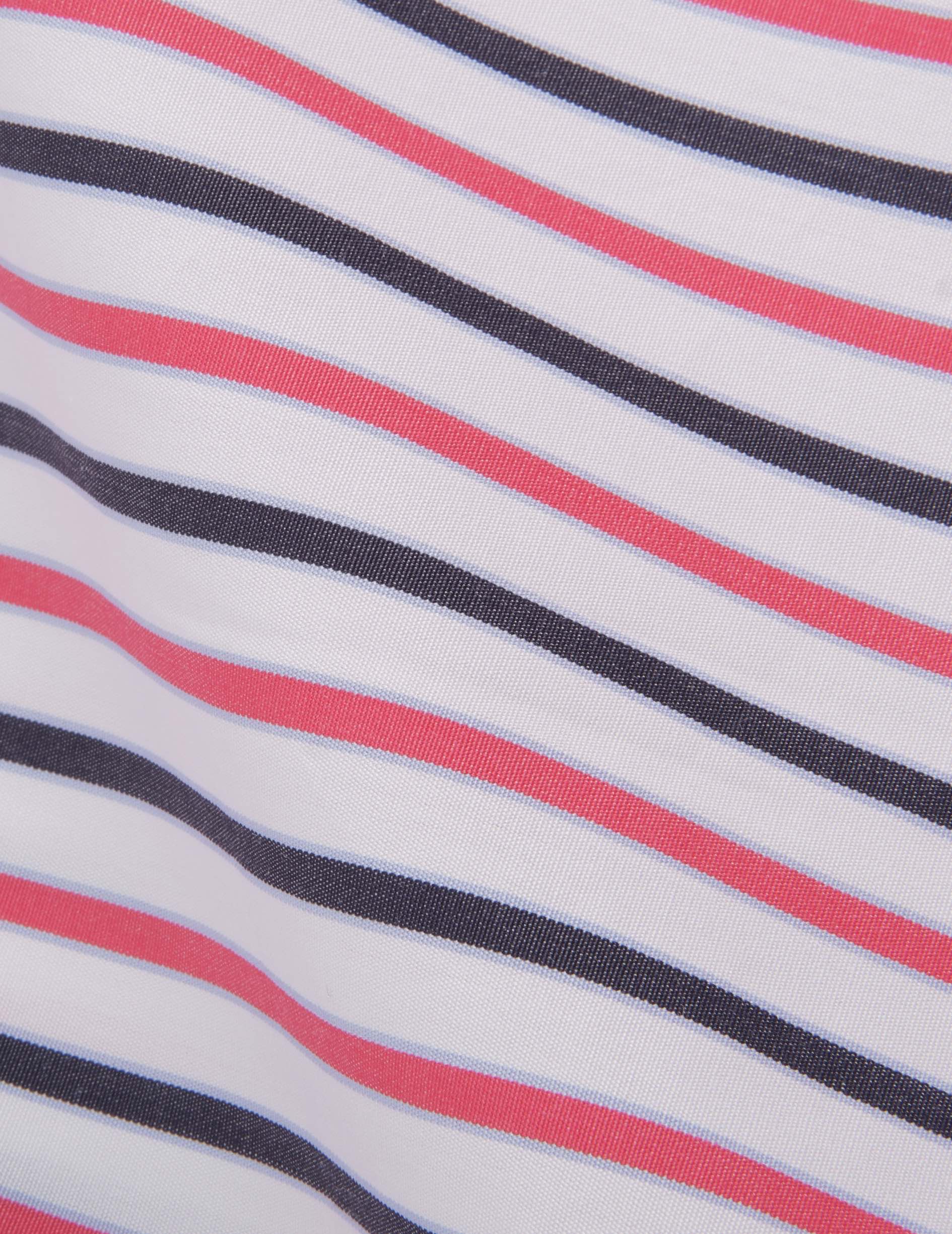 Chemise semi-ajustée rayée - Image 2