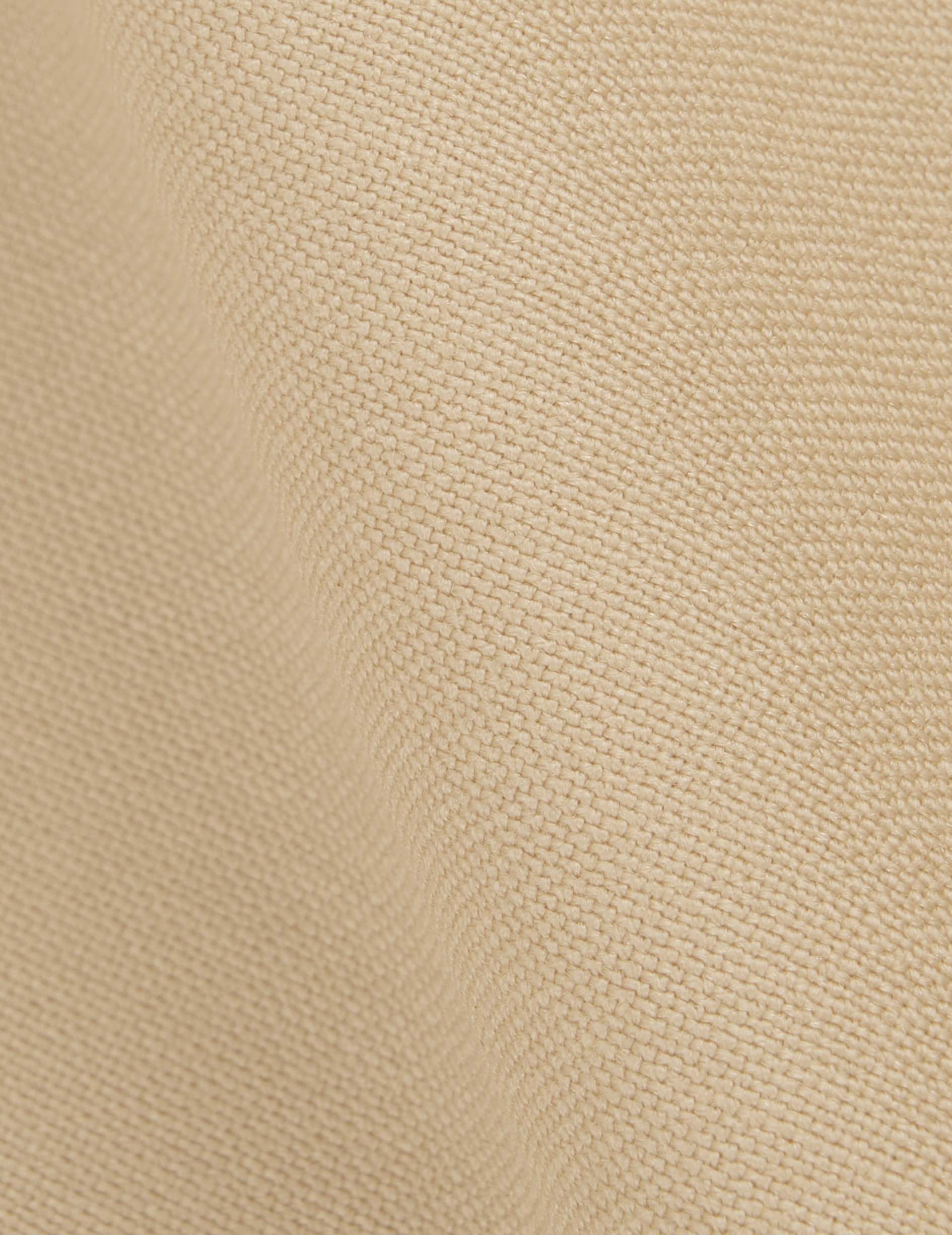 Chemise semi-ajustée en laine vierge beige - Image 5