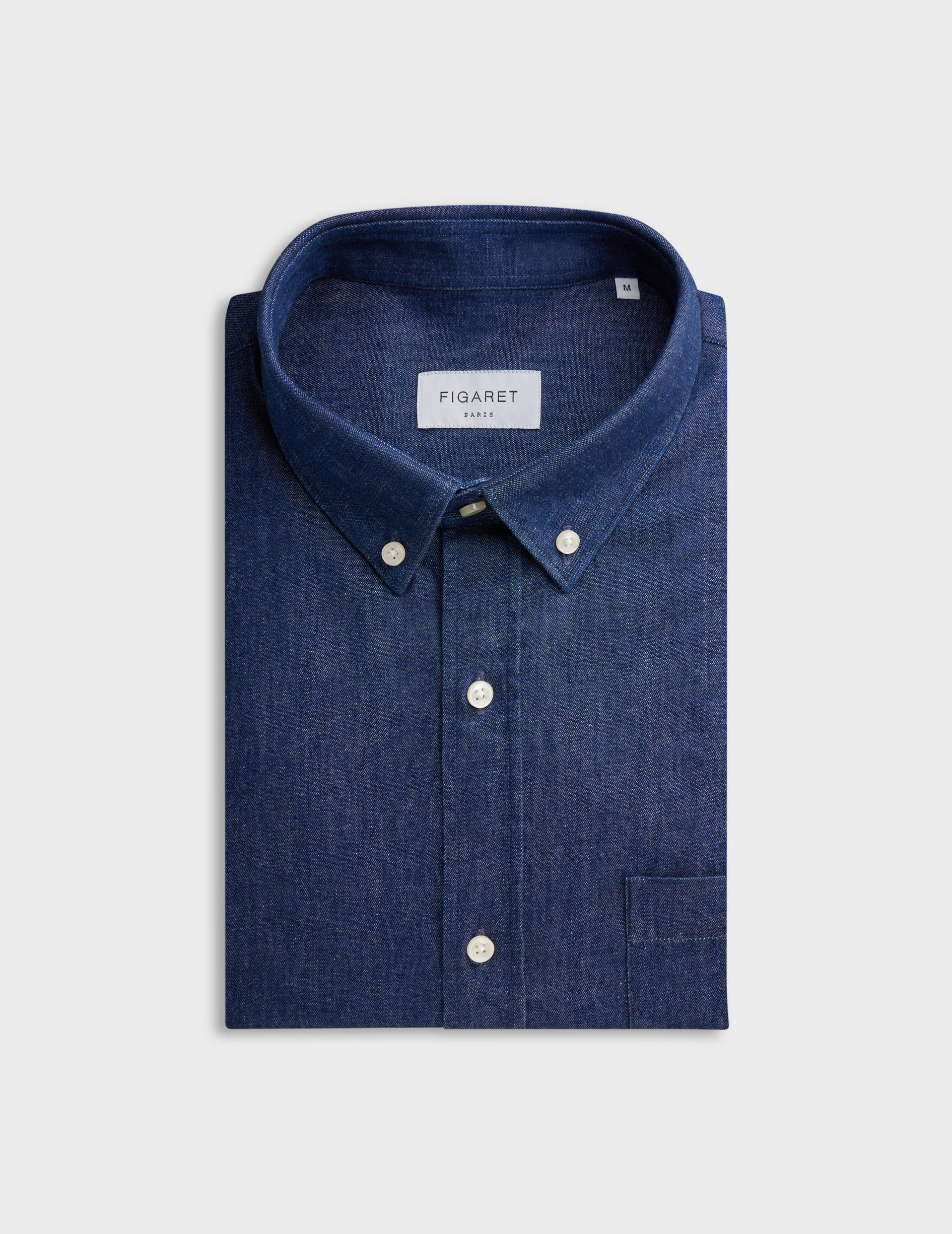 Chemise gabriel en denim bleu marine - Image 4
