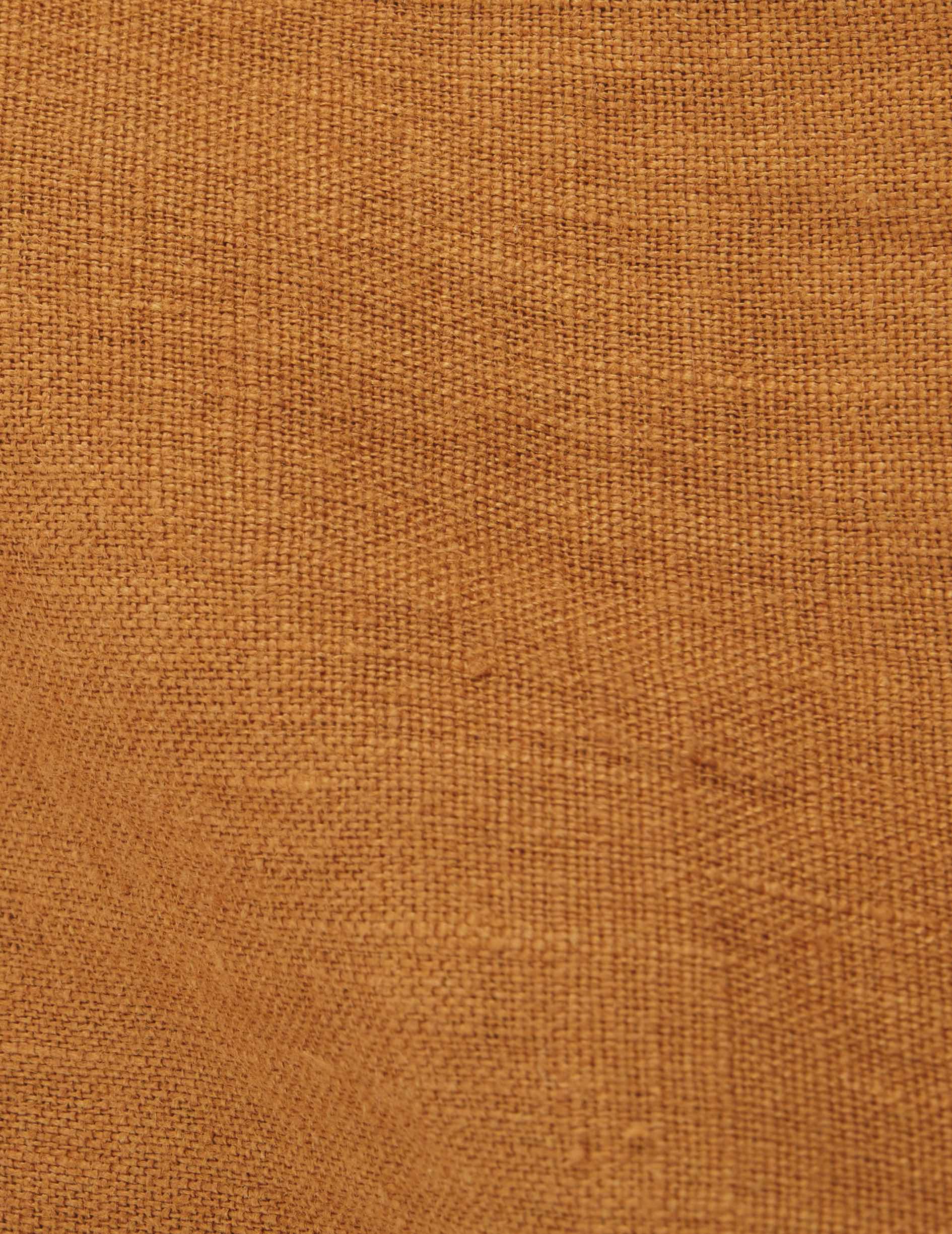 Chemise Gaspard en lin marron - Image 5
