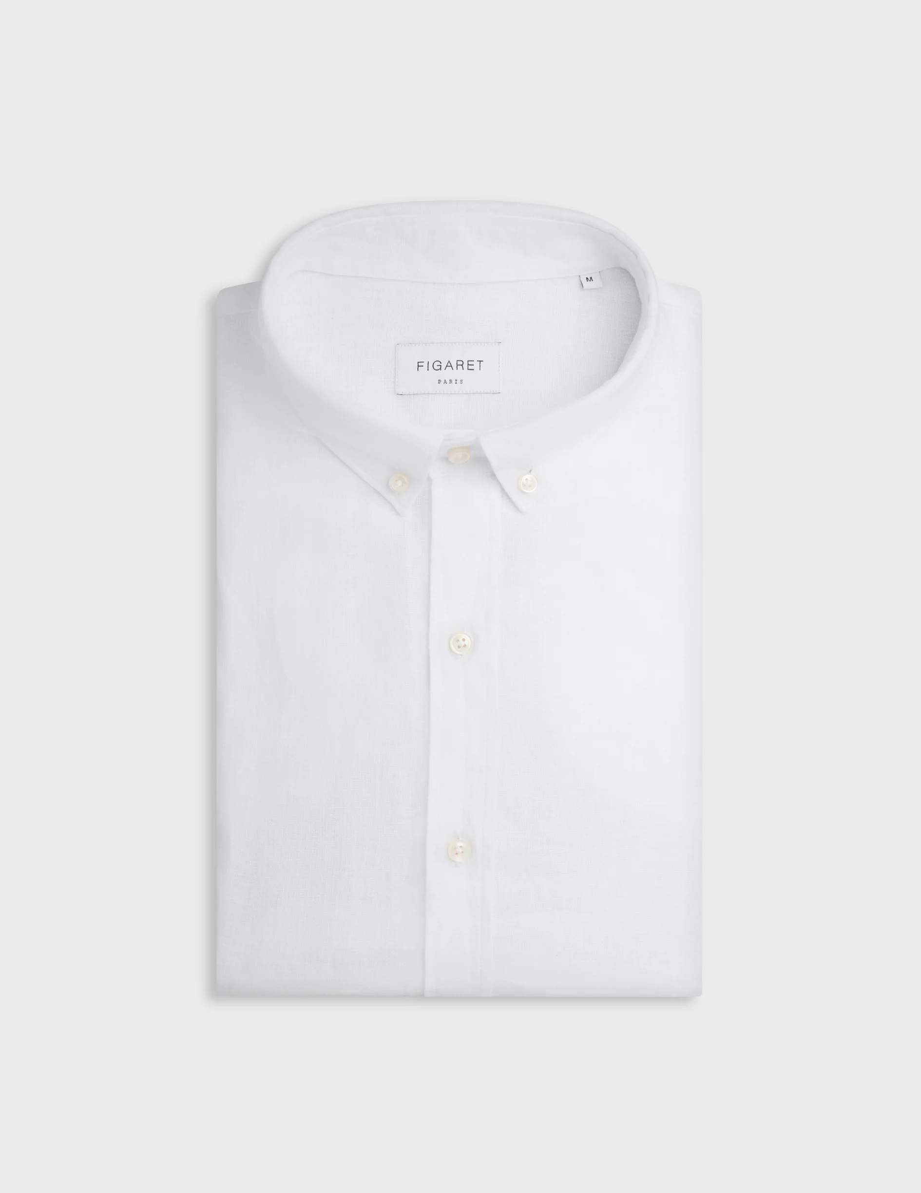 Chemise Gaspard en lin blanc - Image 3