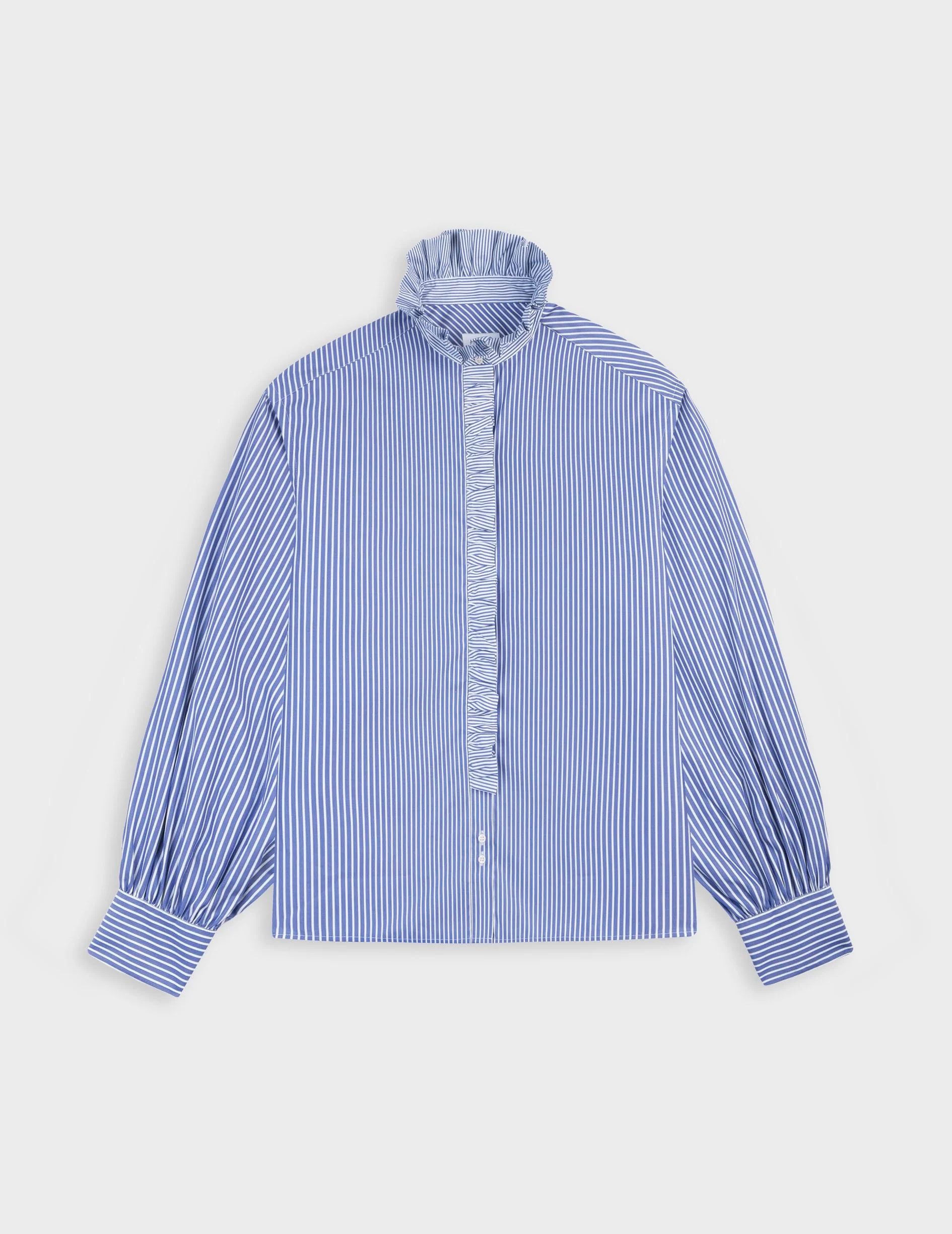 Chemise Greta rayée bleue - Image 5