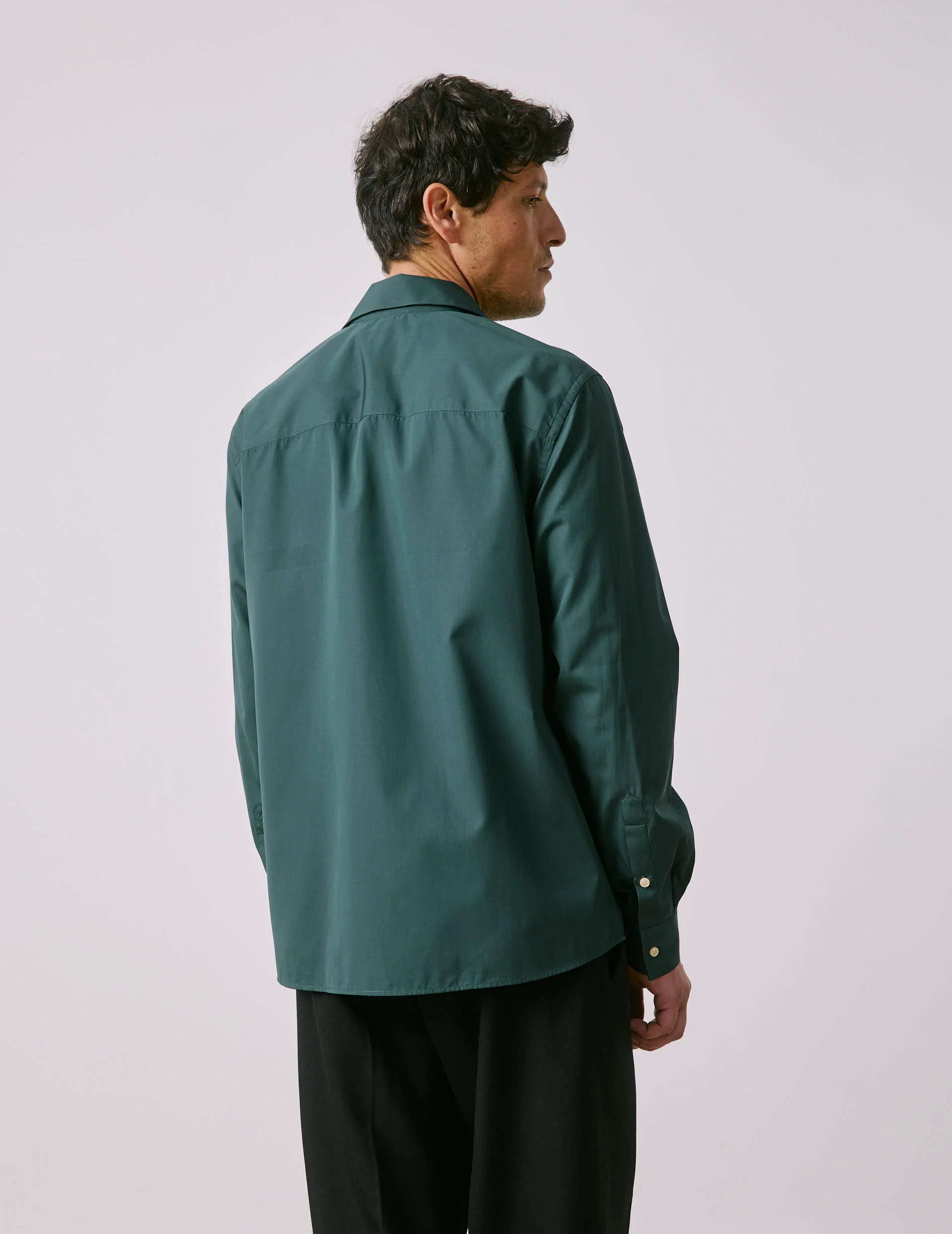 Chemise Ivano verte foncée - Image 2