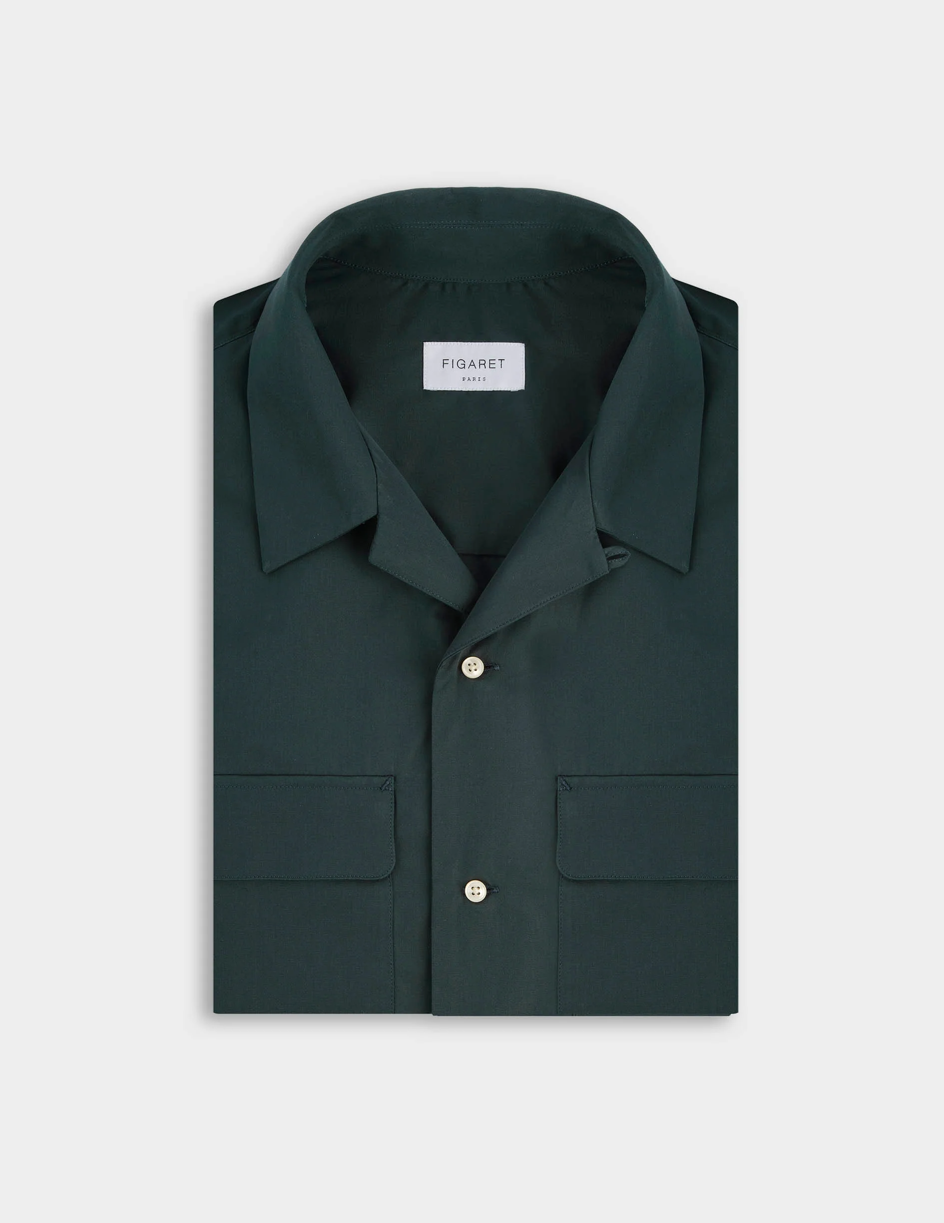 Chemise Ivano verte foncée - Image 6