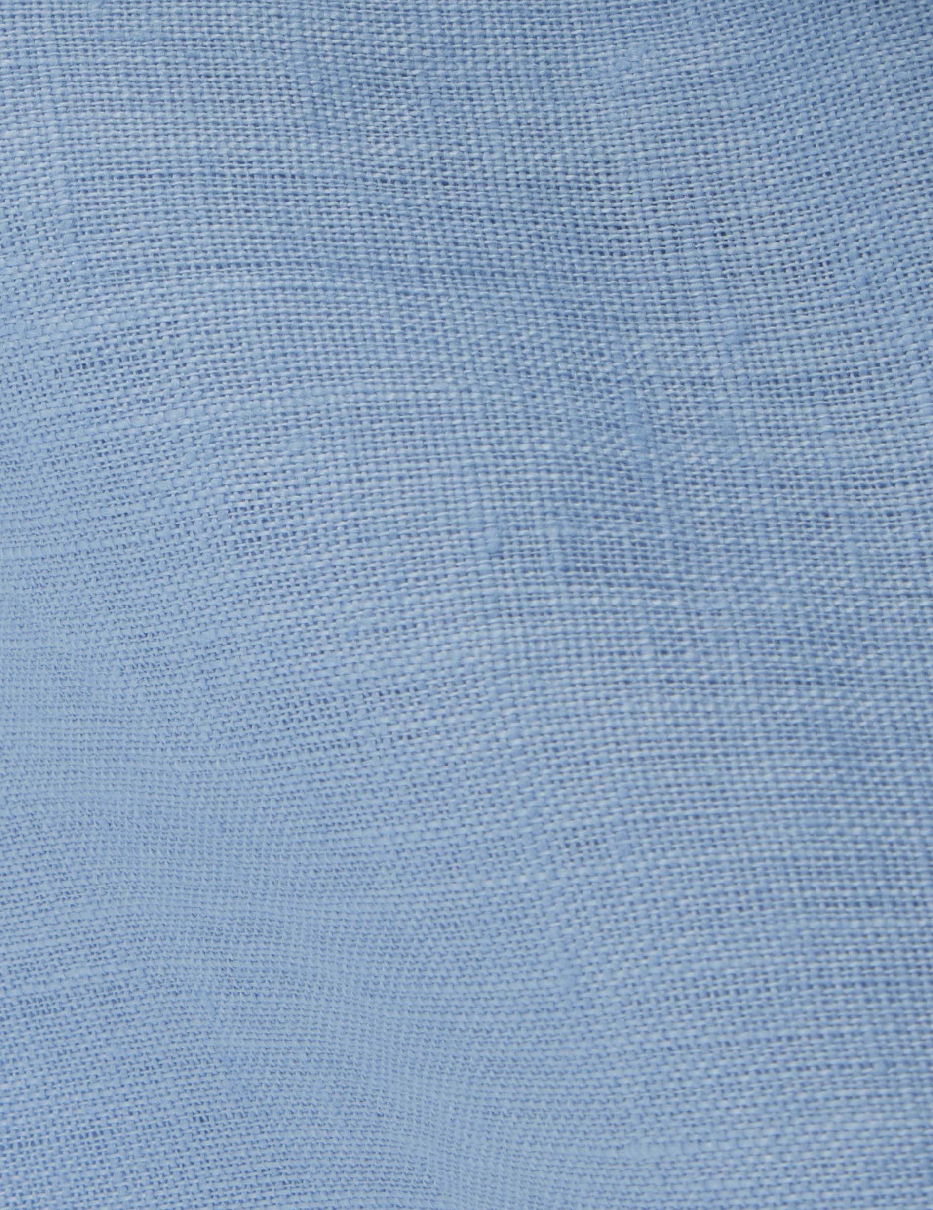 Chemise Lanaée en lin bleu clair - Image 6
