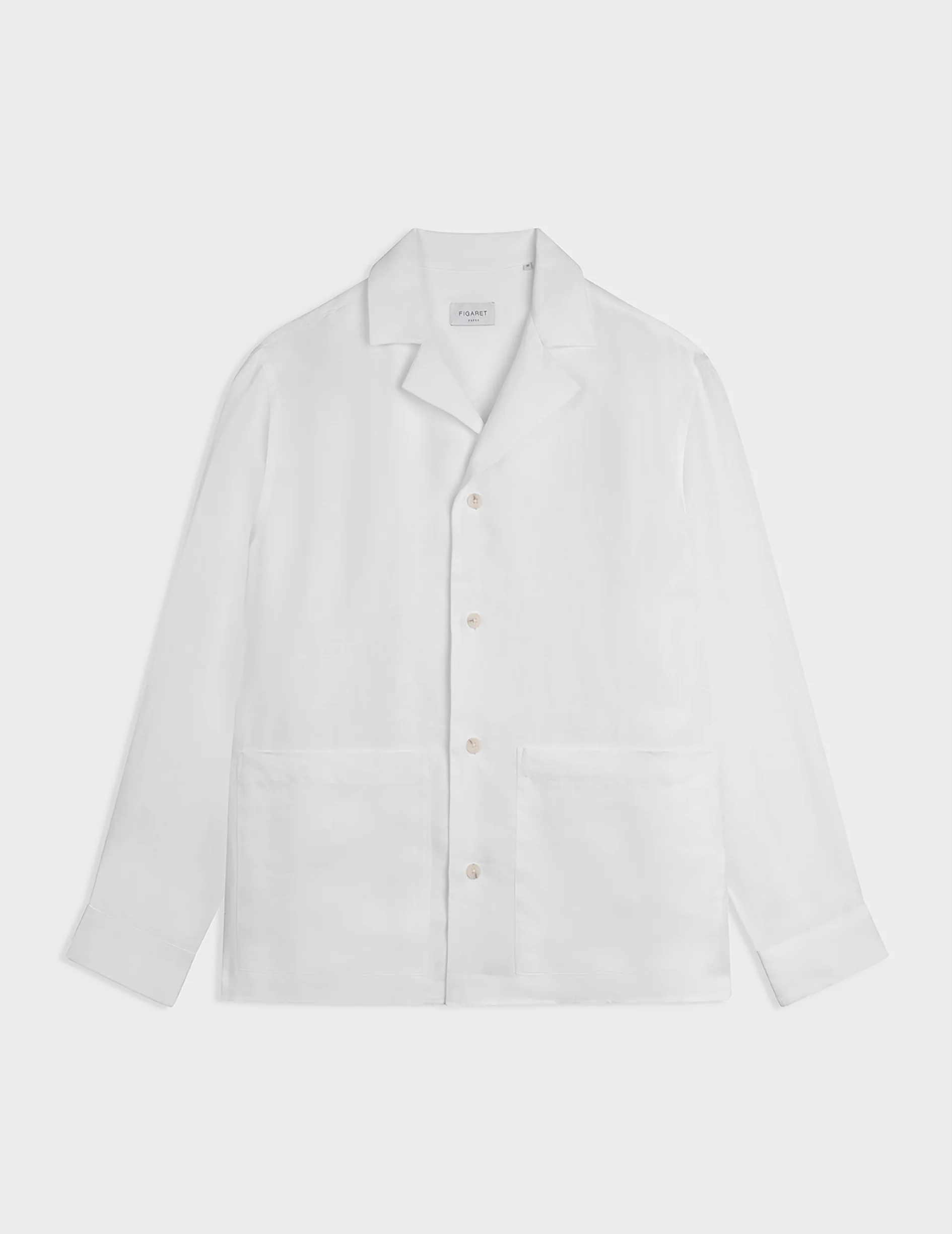 Chemise Livio en lin blanc - Image 3
