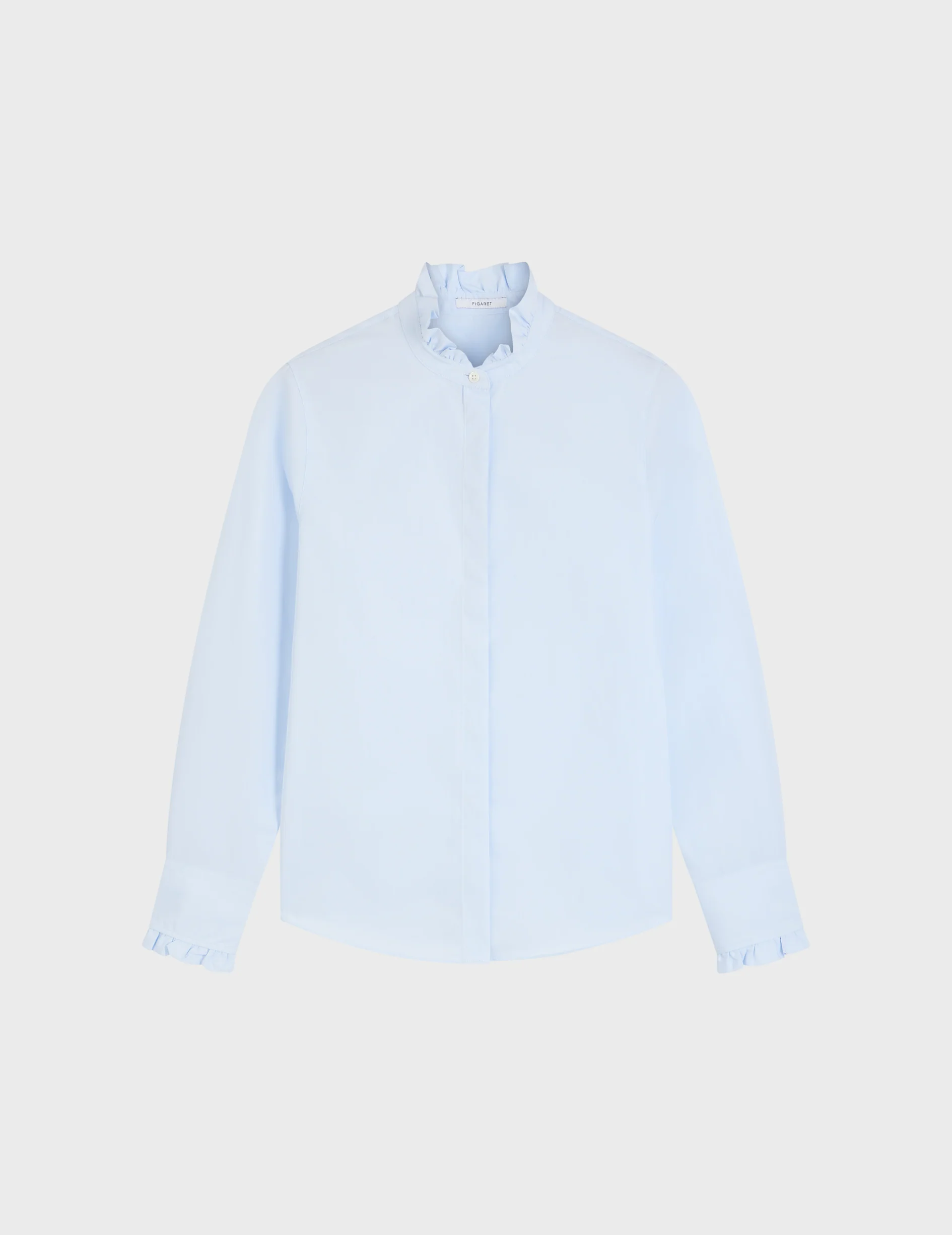 Chemise Louison gorge cachée bleue - Image 5