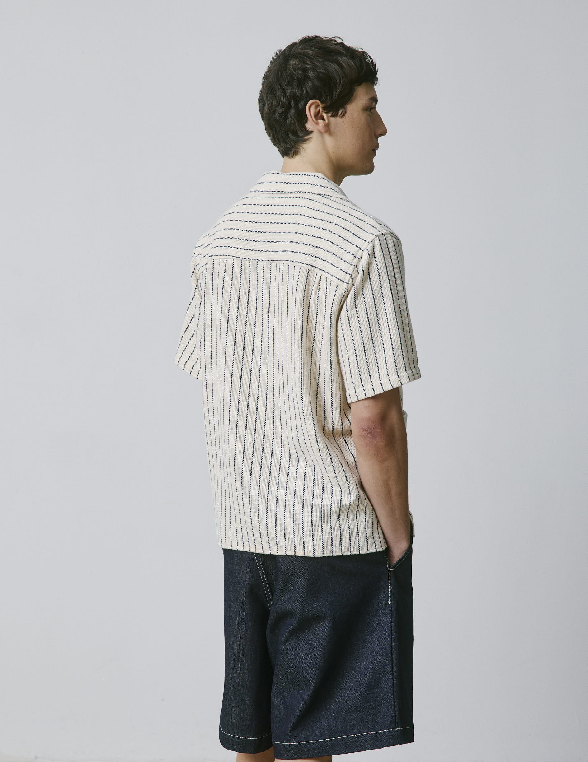 Chemise Luz écrue rayée - Image 3