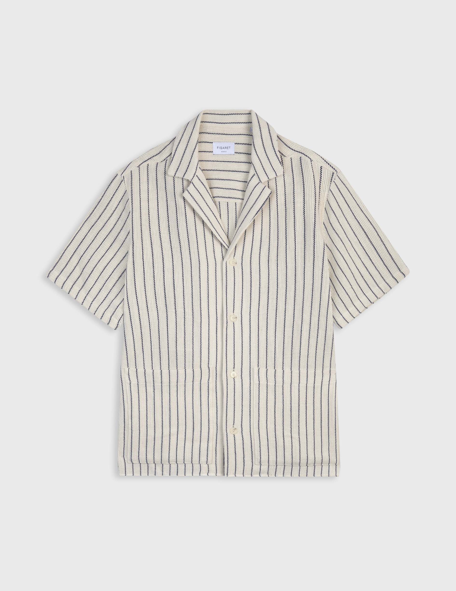 Chemise Luz écrue rayée - Image 5