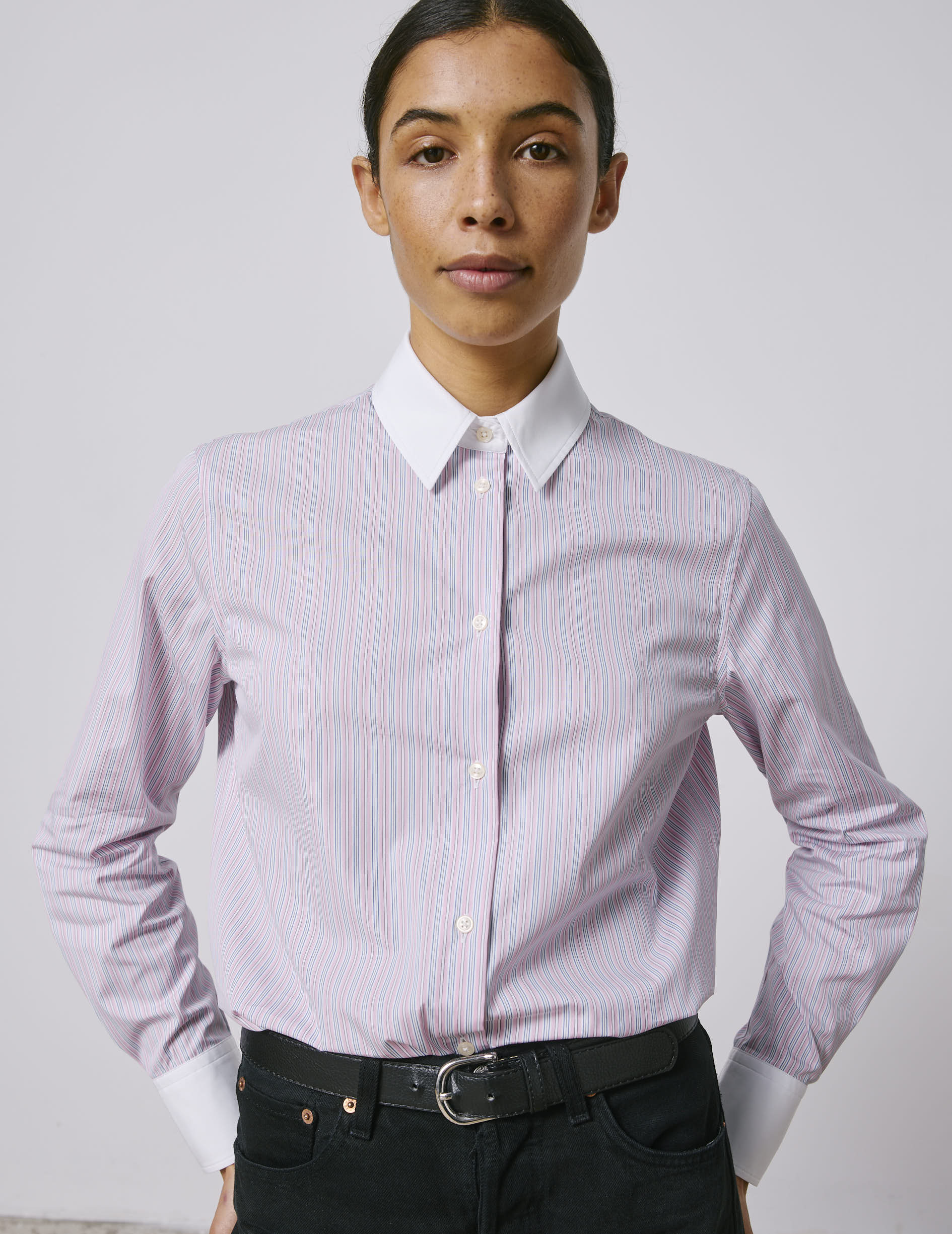Chemise Marion rayée rose - Image 6