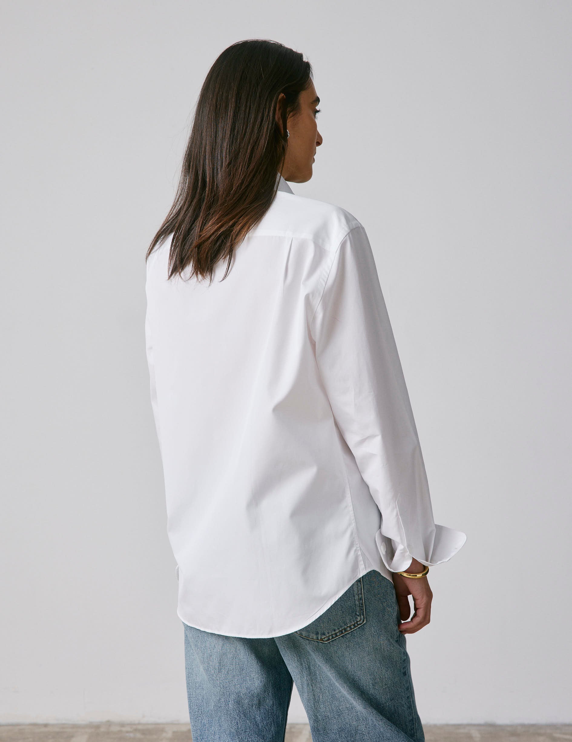 Chemise mixte Ainhoa blanche - Image 6