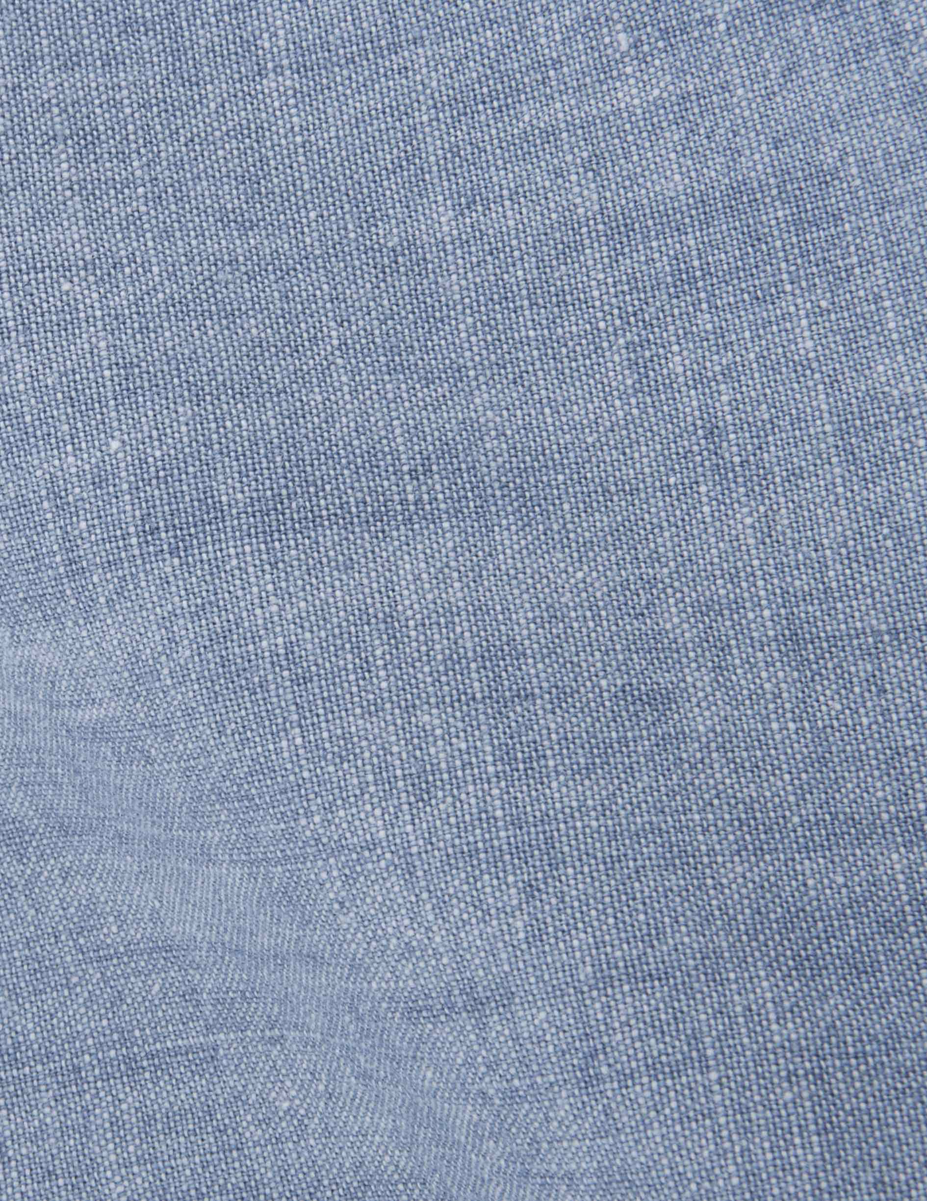 Chemise mixte "Je t'aime" bleue - Image 13