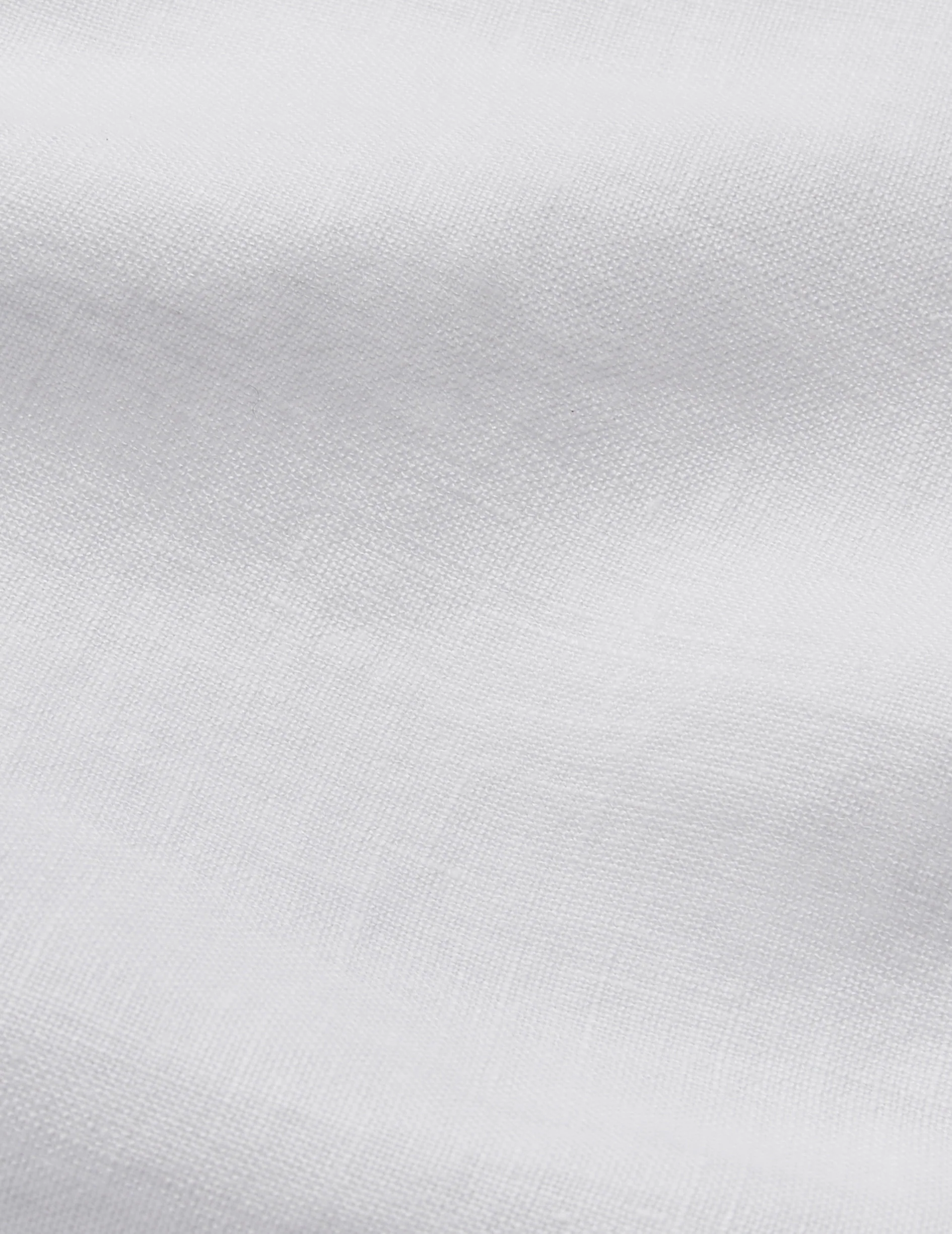 Chemise mixte "Je t'aime" en lin blanc - Image 9