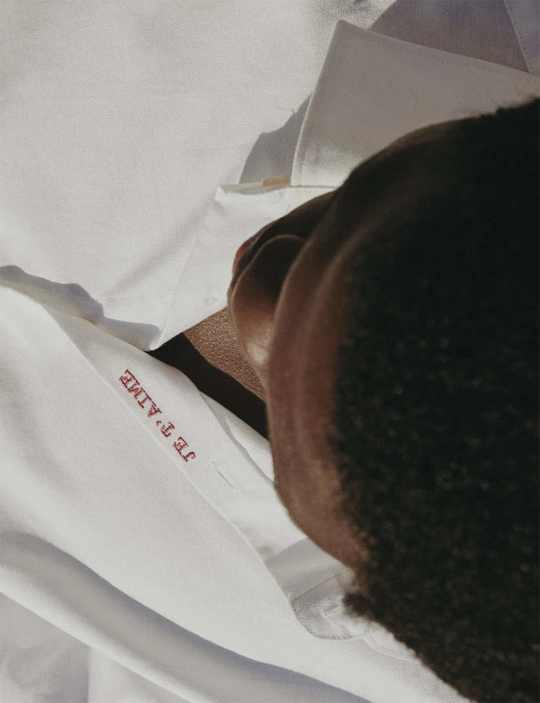 Chemise mixte "Je t'aime" blanche - Image 8