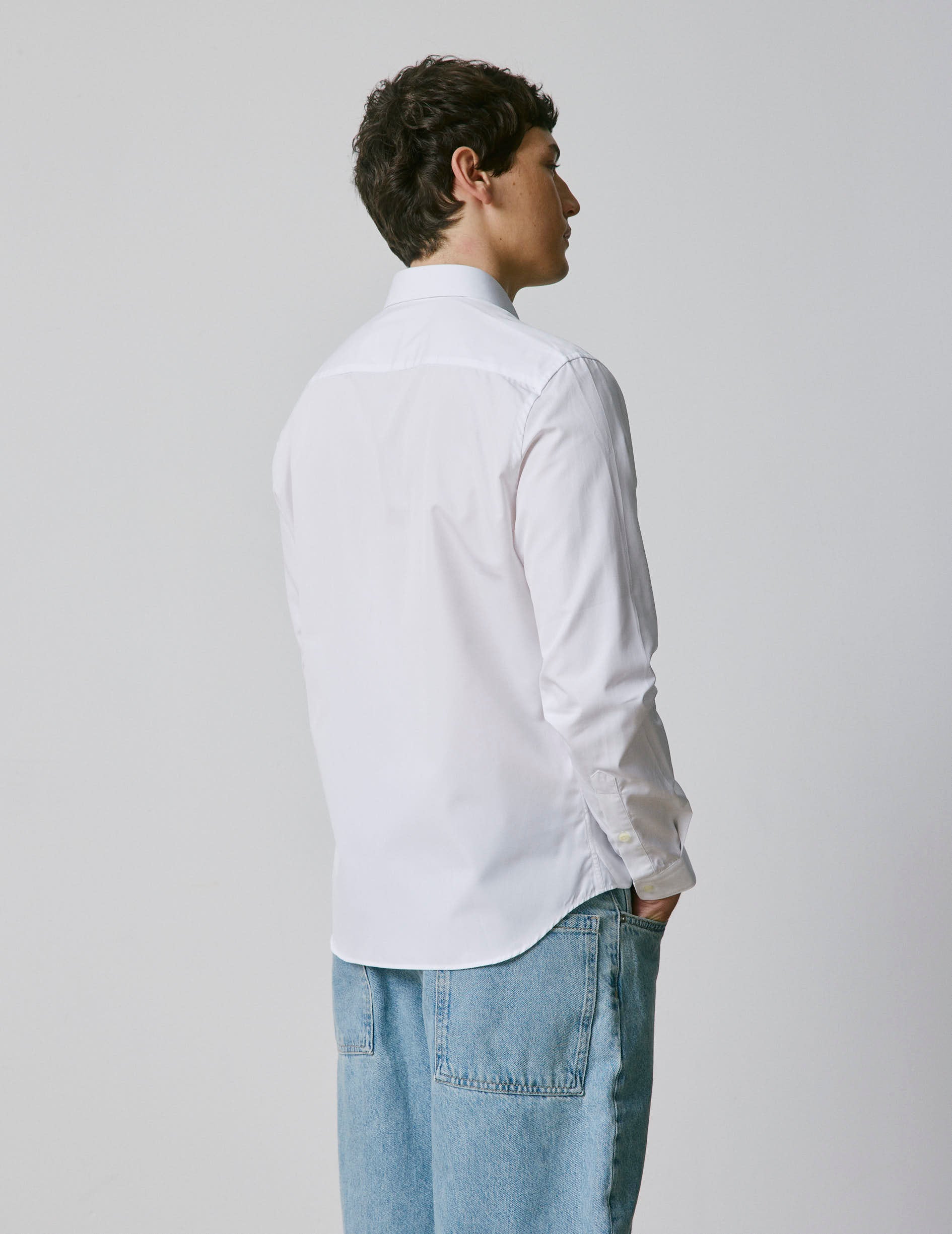 Chemise mixte "Je t'aime" blanche - Image 5