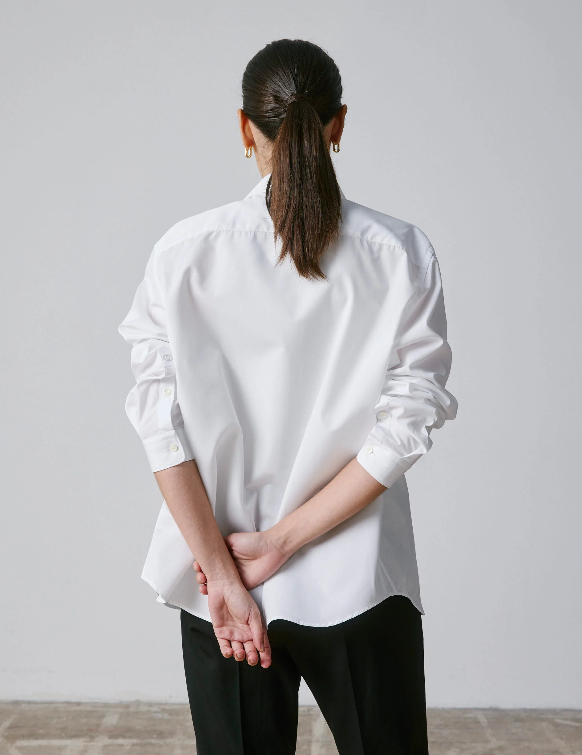 Chemise mixte "Je t'aime" blanche - Image 5