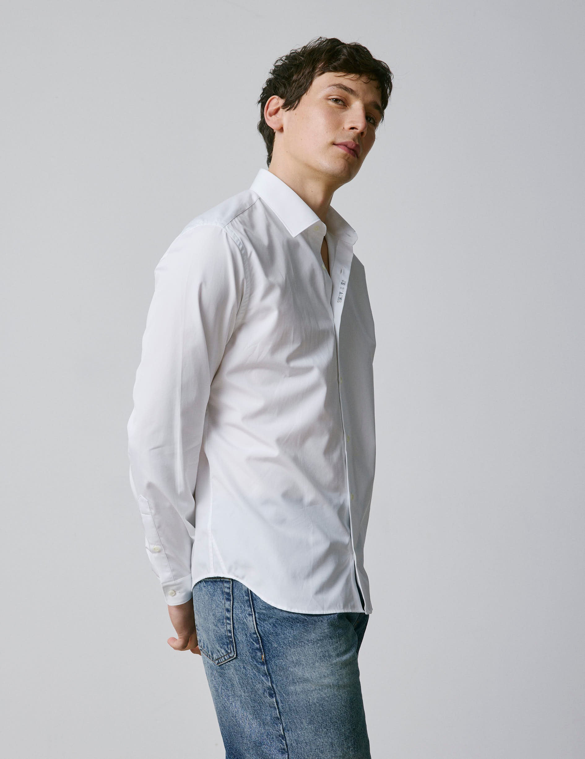 Chemise mixte "Je t'aime" blanche - Image 6