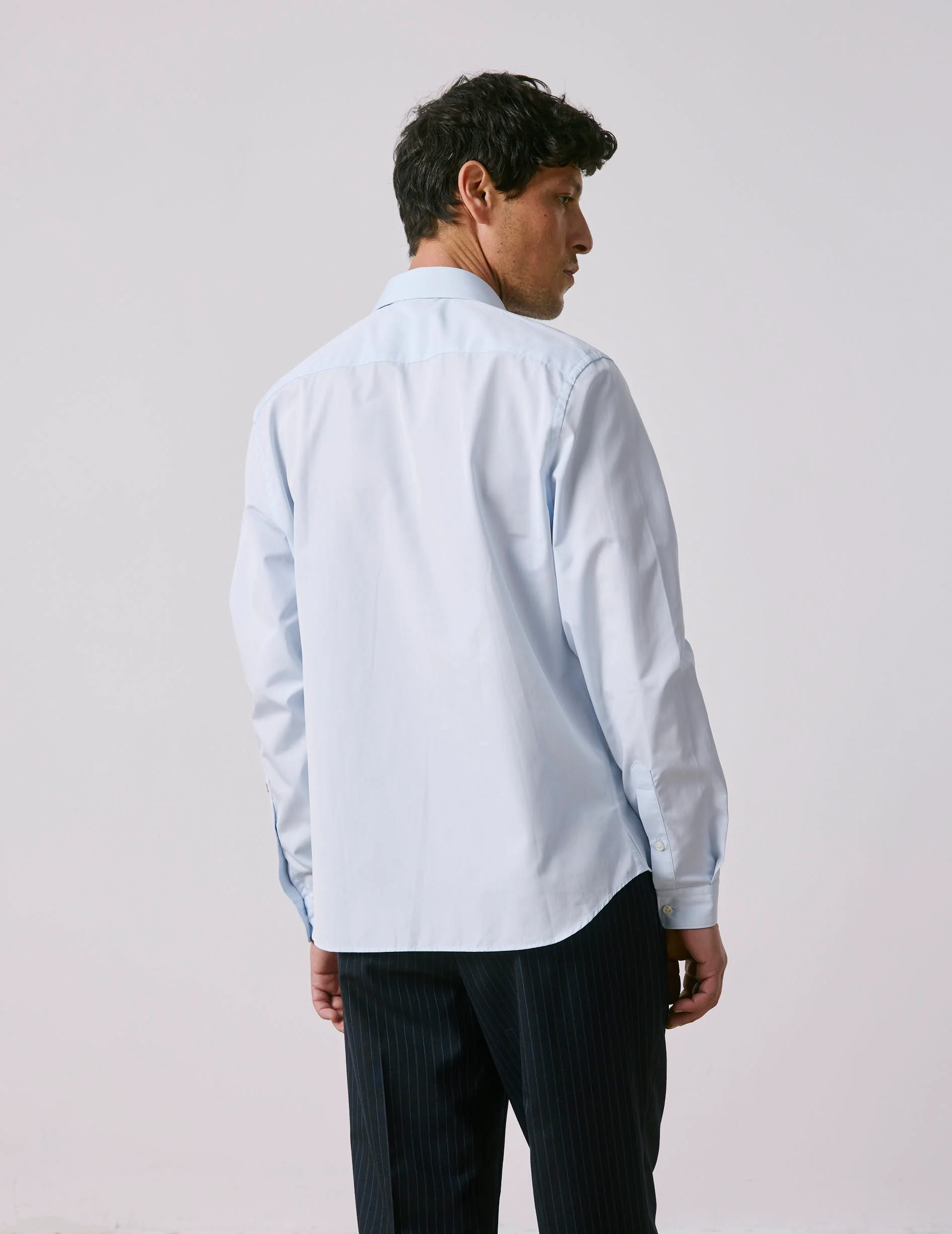 Chemise mixte "Je t'aime" bleue - Image 4