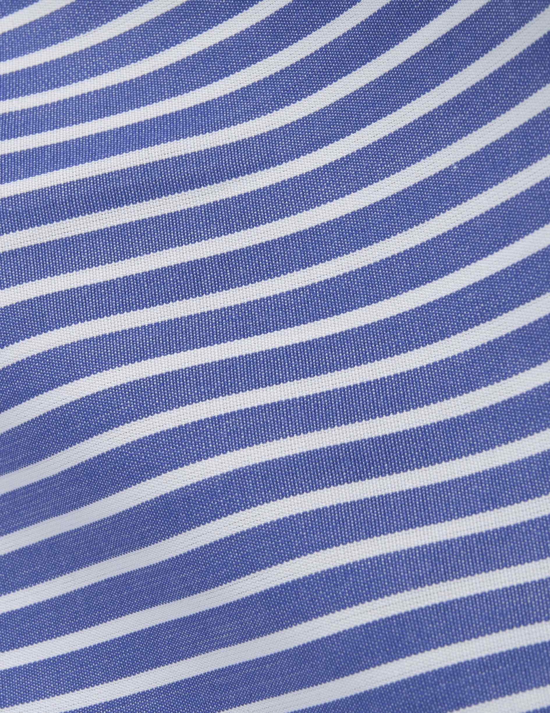 Chemise Naéline avec cravate amovible bleue - Image 11