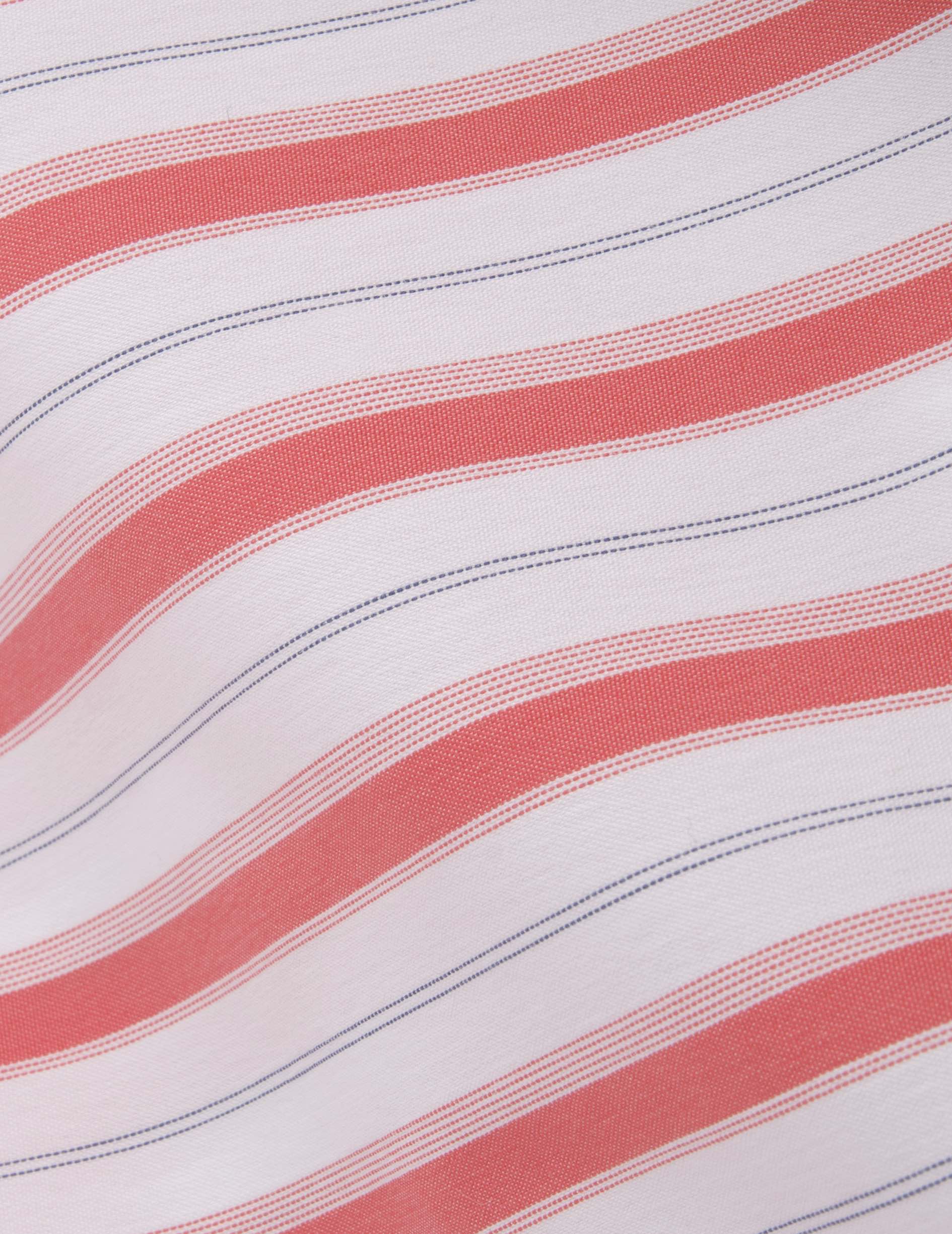 Chemise Nesrine rayée corail - Image 6