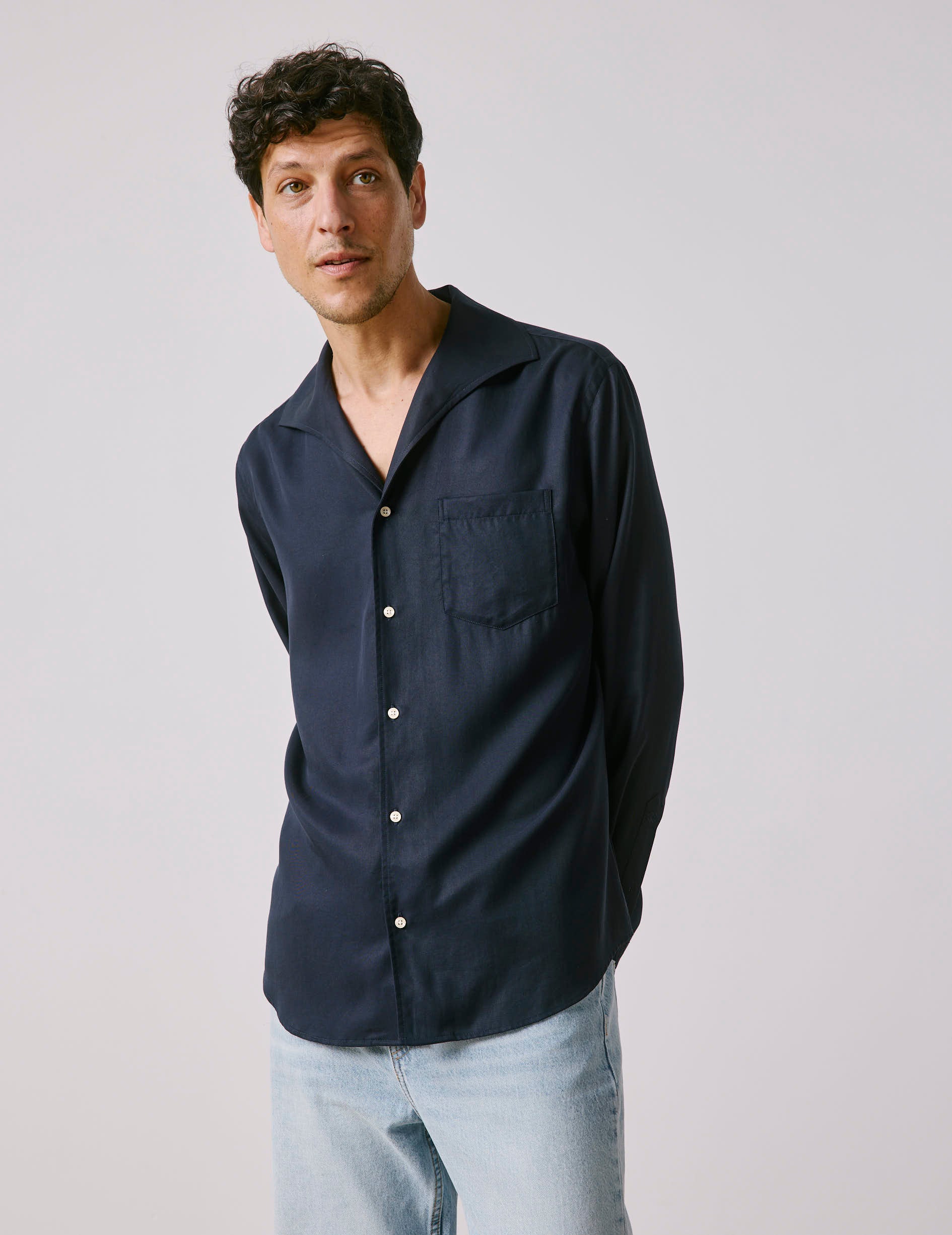 Chemise Noé bleu marine - Image 2