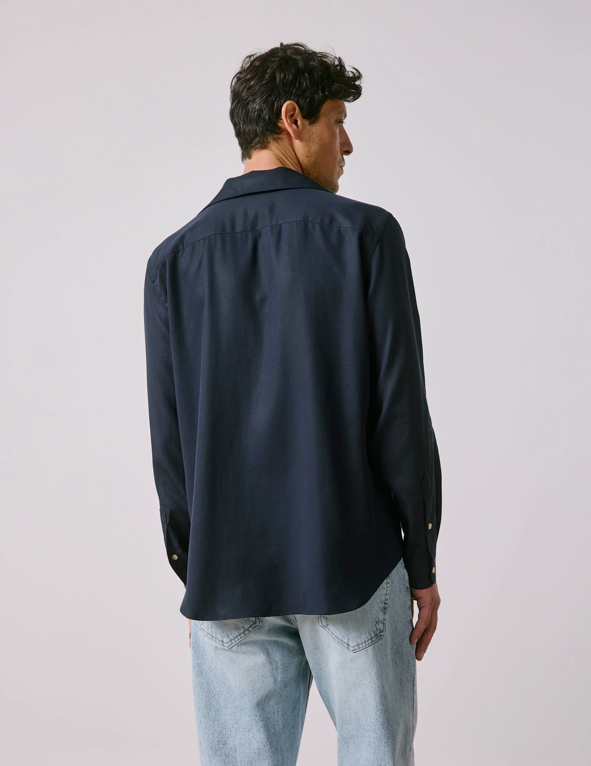 Chemise Noé bleu marine - Image 3